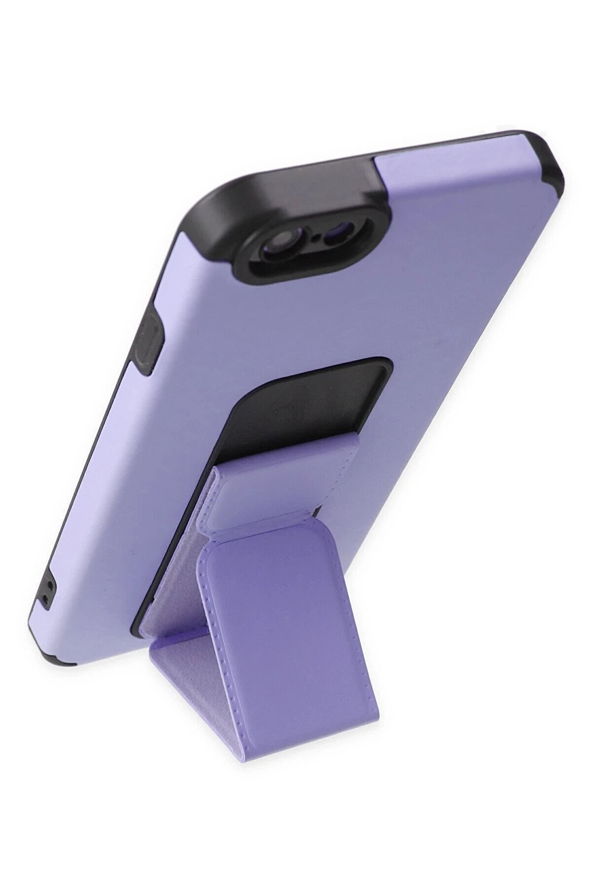 İphone 6 Kılıf Mega Standlı Si̇li̇kon - Li̇la - Dropx7571-8338