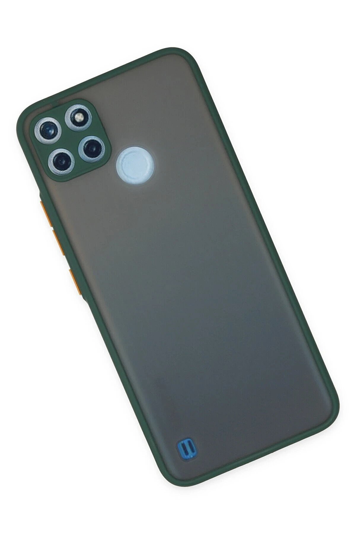 Realme C21Y Kılıf Montreal Si̇li̇kon Kapak - Yeşi̇l - Dropx8087-5043