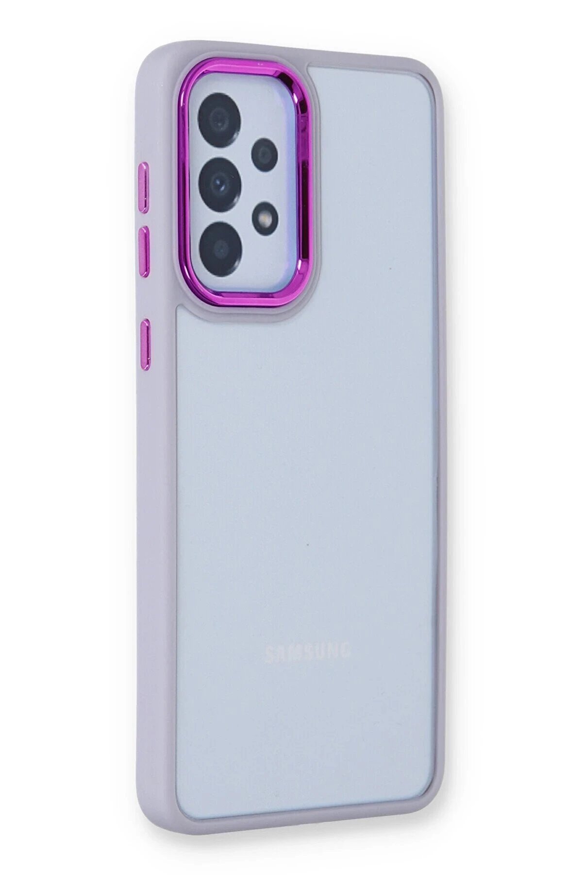 CepteToptan Samsung Galaxy A53 5G Kılıf Dora Kapak - Lila - DROPX1157-2041