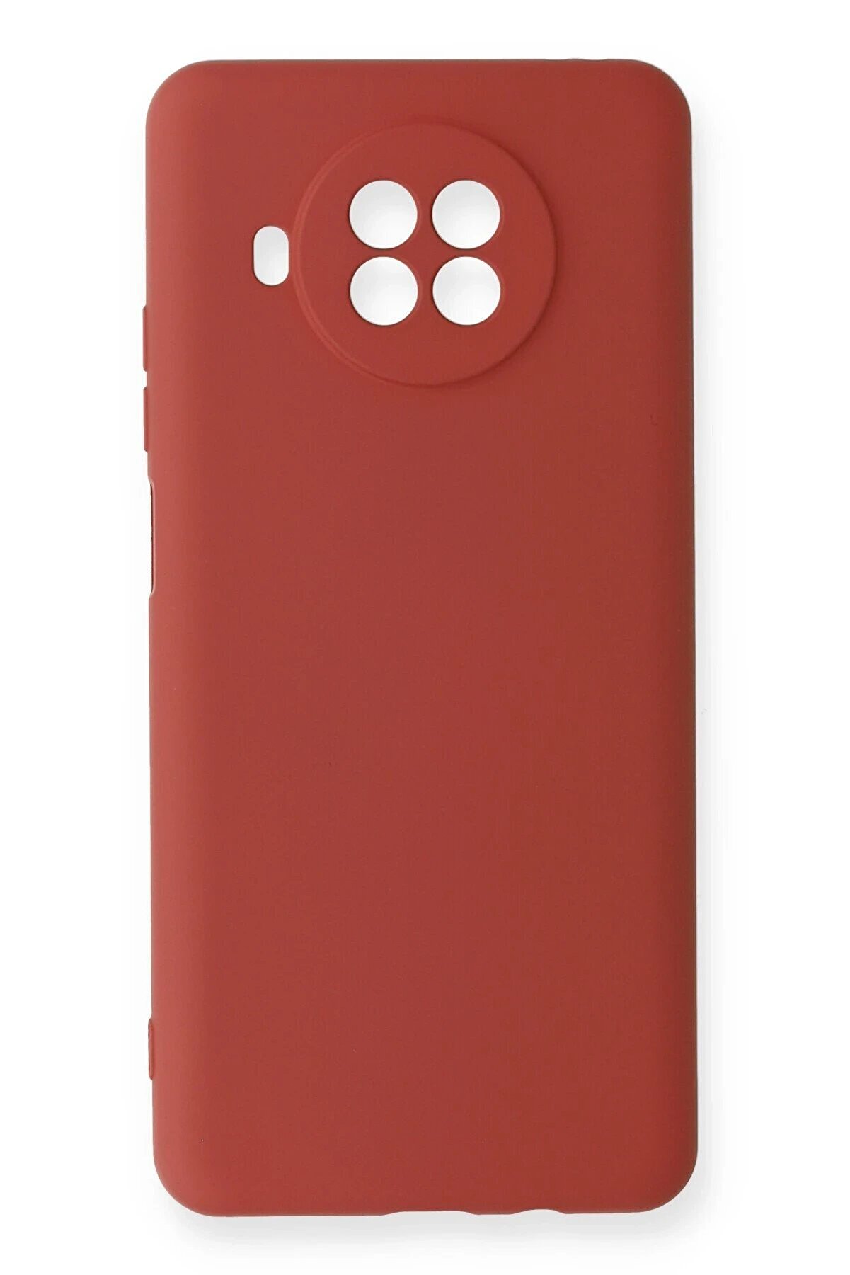 CepteToptan Xiaomi Mi 10T Lite Kılıf Nano içi Kadife Silikon - Kiremit - DROPX1623-5766