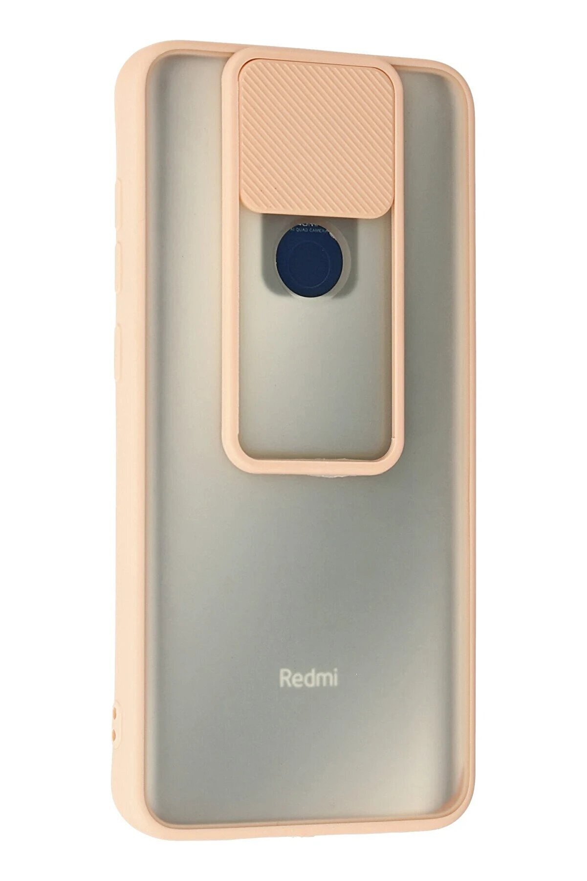 Xi̇aomi̇ Redmi̇ Note 9 Kılıf Palm Buzlu Kamera Sürgülü Si̇li̇kon - Pembe - Dropx9551-4830