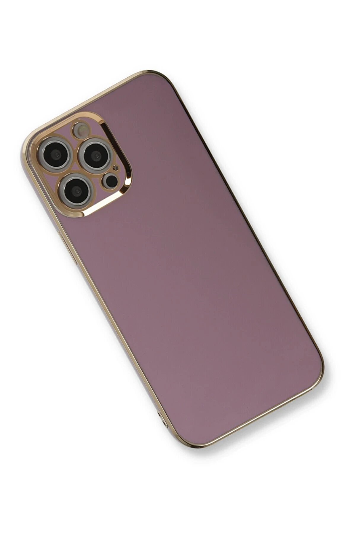 İphone 12 Pro Kılıf Volet Si̇li̇kon - Mor - Dropx7818-8297