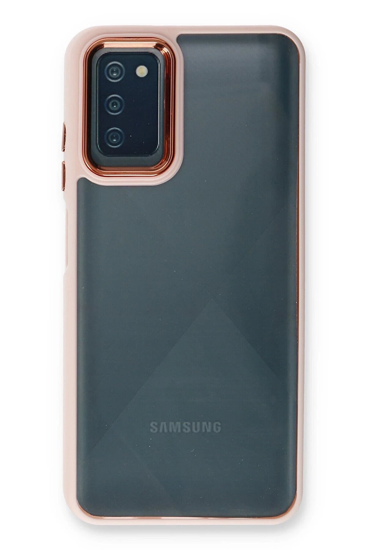 Samsung Galaxy A03S Kılıf Dora Kapak - Pudra - Dropx9881-4574