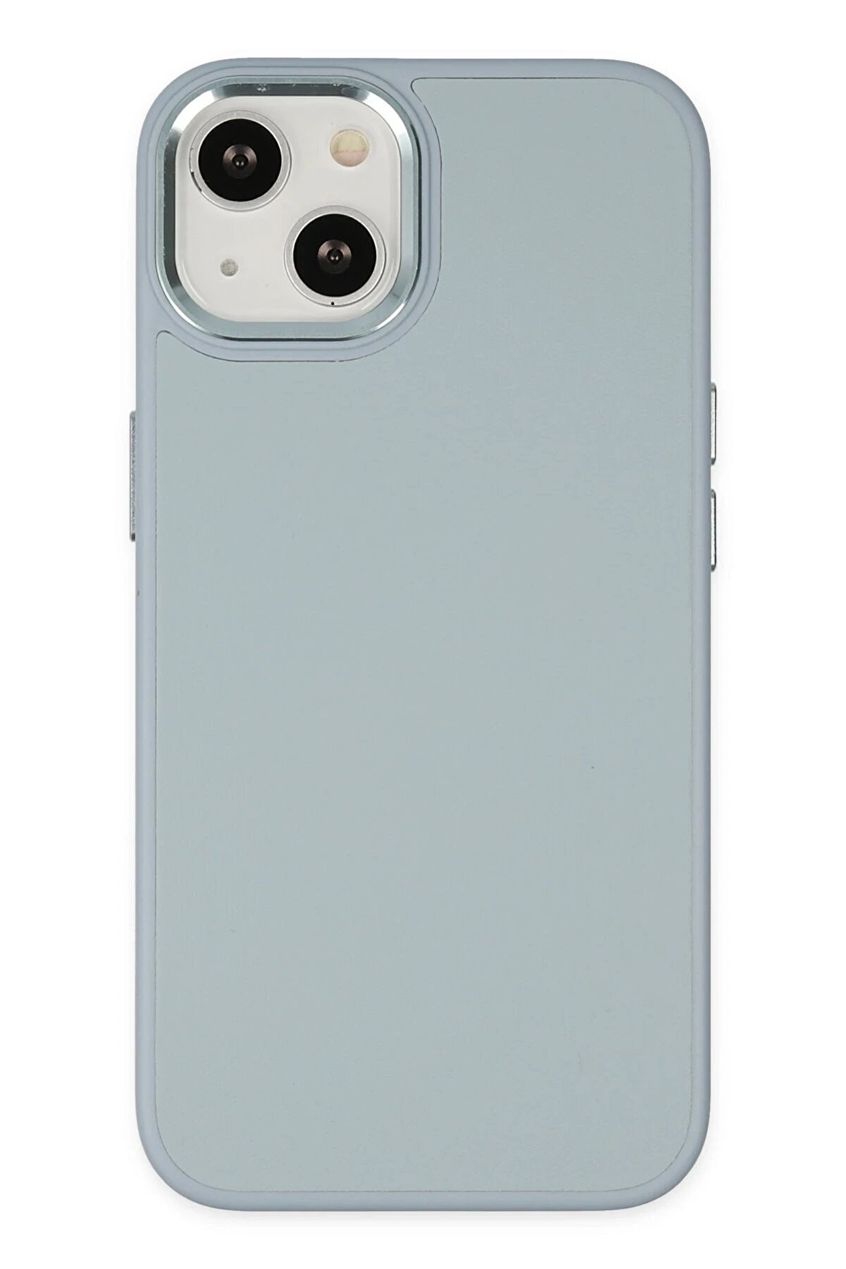 CepteToptan iPhone 14 Plus Kılıf Asya Deri Silikon - Sierra Blue - DROPX3942-3272