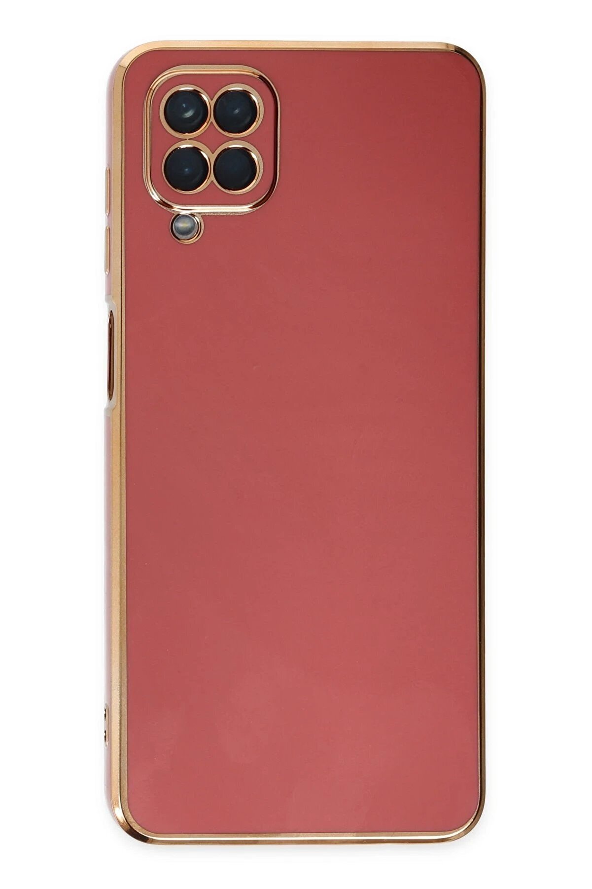 Samsung Galaxy A12 Kılıf Volet Si̇li̇kon - Kırmızı - Dropx6262-7131