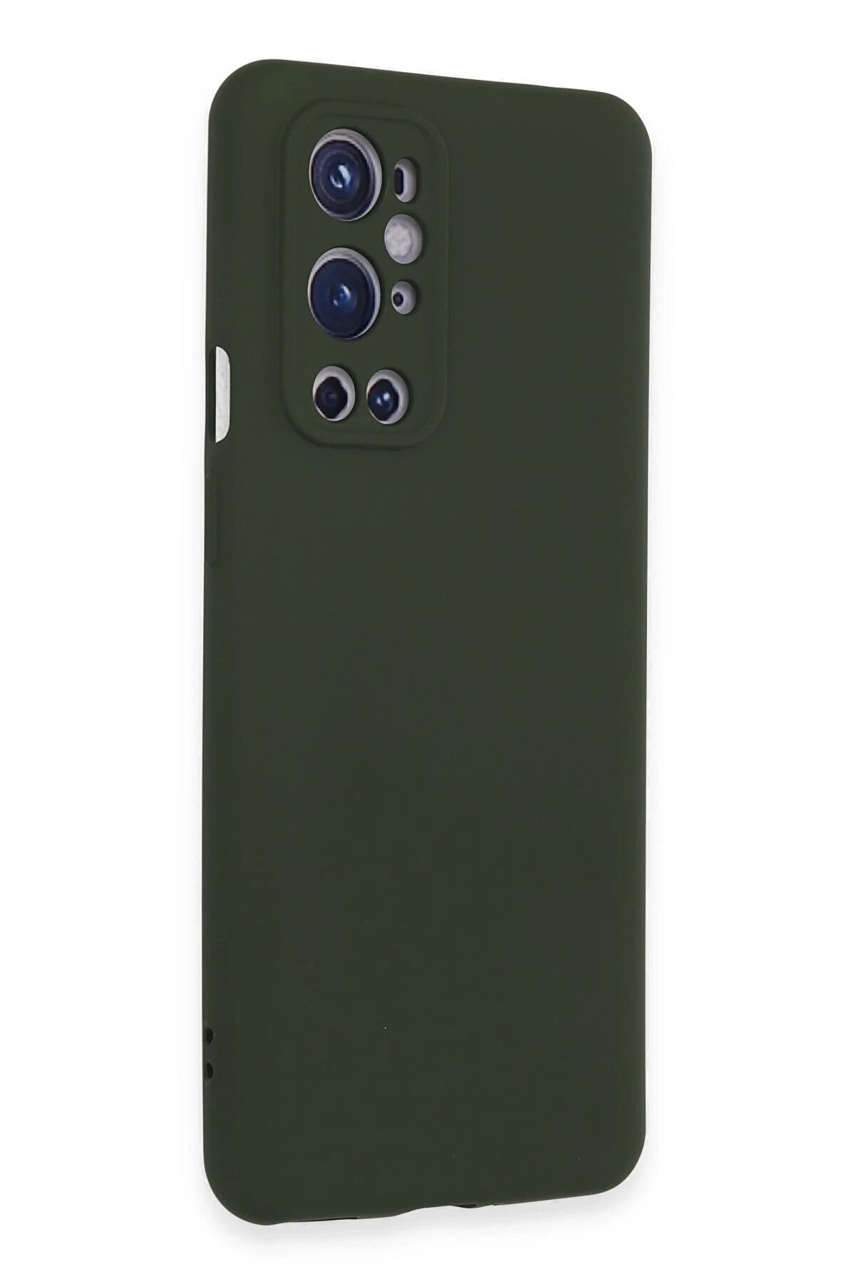 One Plus 9 Pro Kılıf Nano İçi̇ Kadi̇fe Si̇li̇kon - Koyu Yeşi̇l - Dropx5563-1164