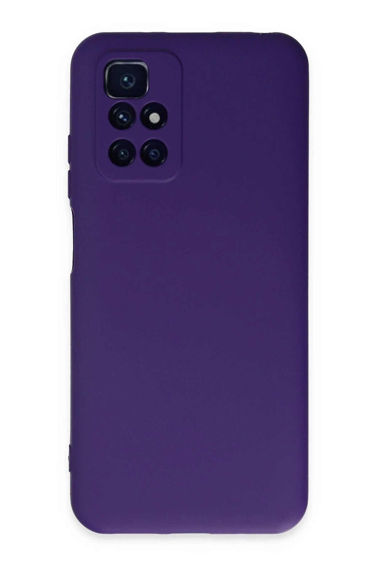 CepteToptan Xiaomi Redmi 10 2022 Kılıf Nano içi Kadife Silikon - Mor - DROPX9477-8633