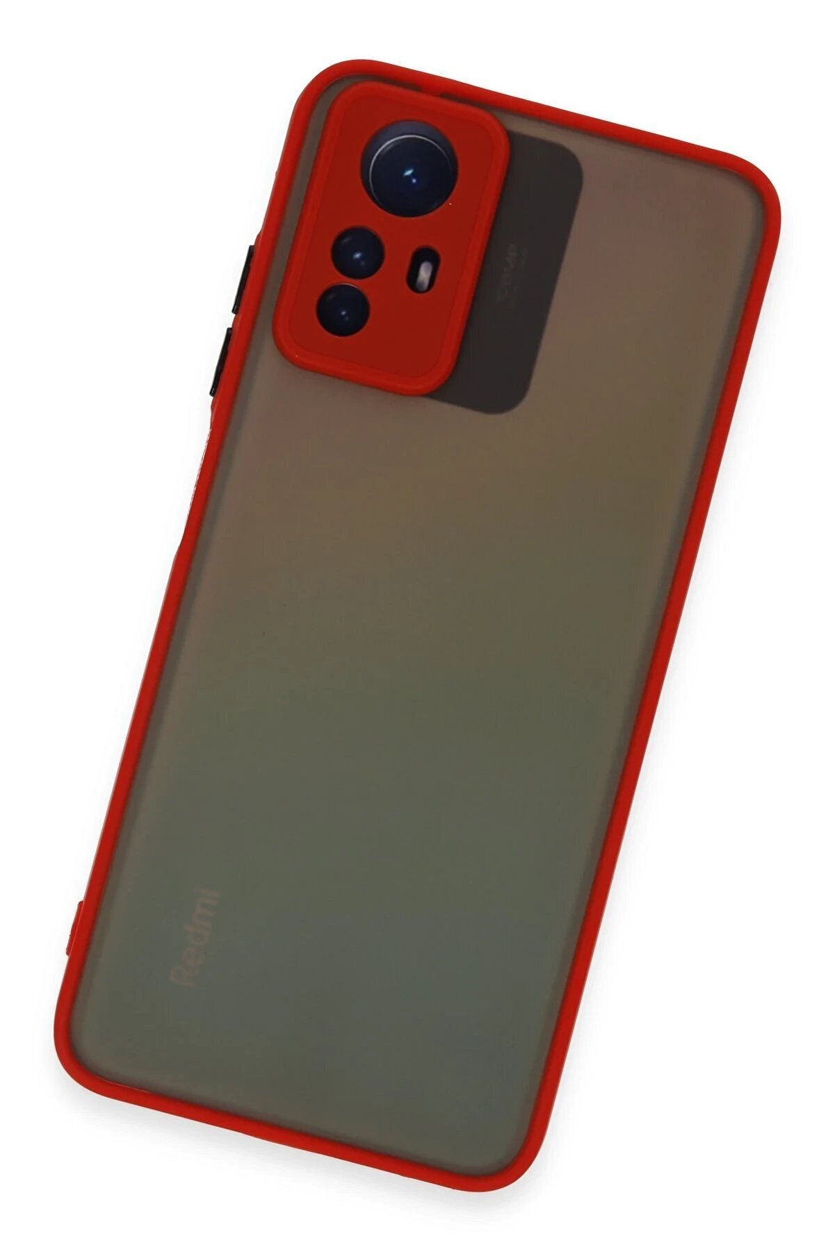 Xi̇aomi̇ Redmi̇ Note 12S Kılıf Montreal Si̇li̇kon Kapak - Kırmızı - Dropx2154-8590