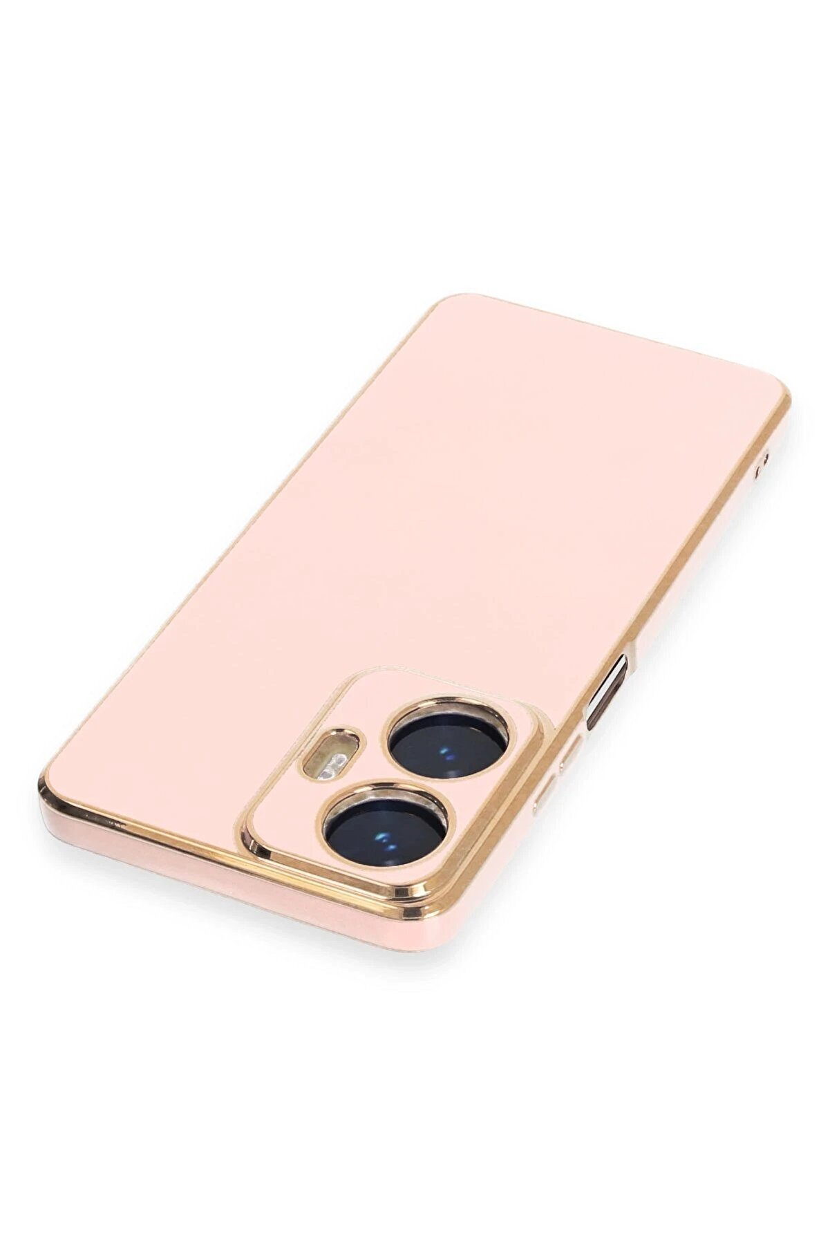 Realme C55 Kılıf Volet Si̇li̇kon - Pembe - Dropx7645-7076