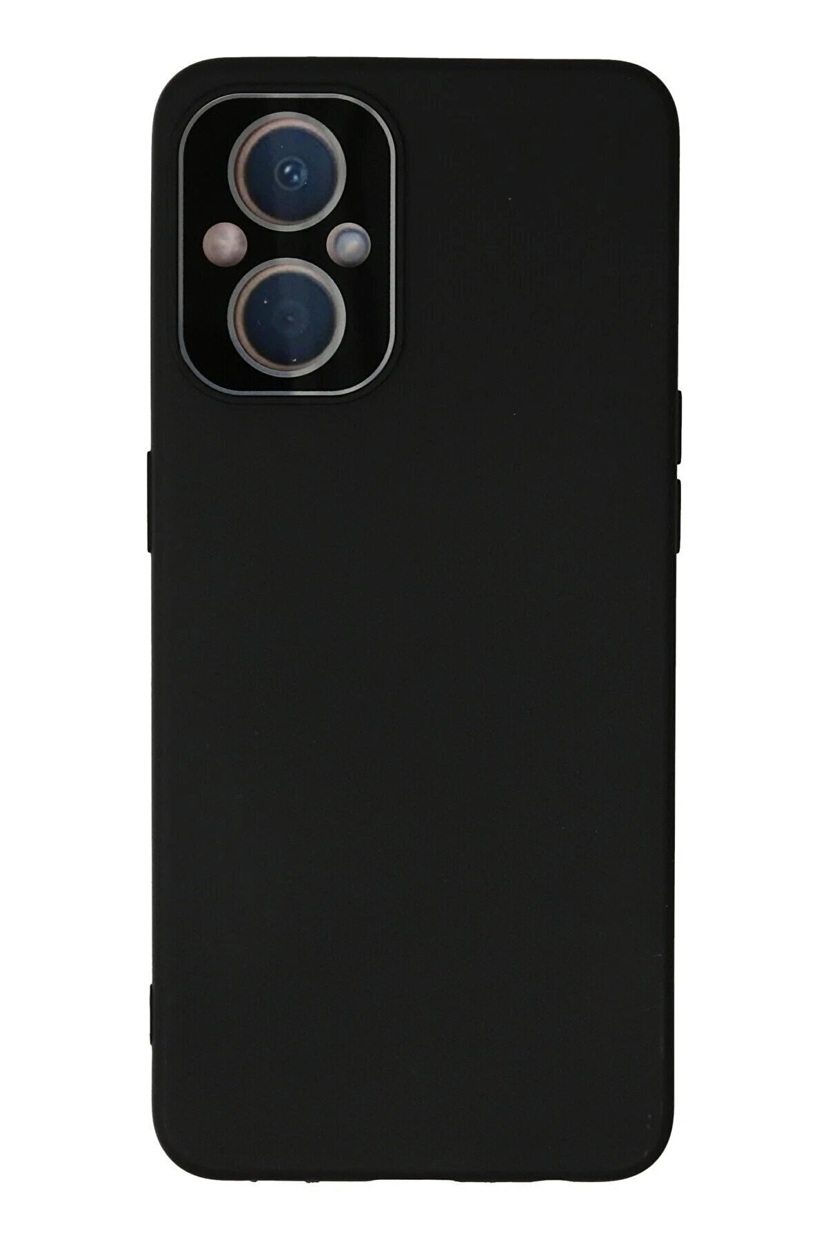 CepteToptan Oppo Reno 7 Lite Kılıf Lansman Glass Kapak - Siyah - DROPX7678-1129