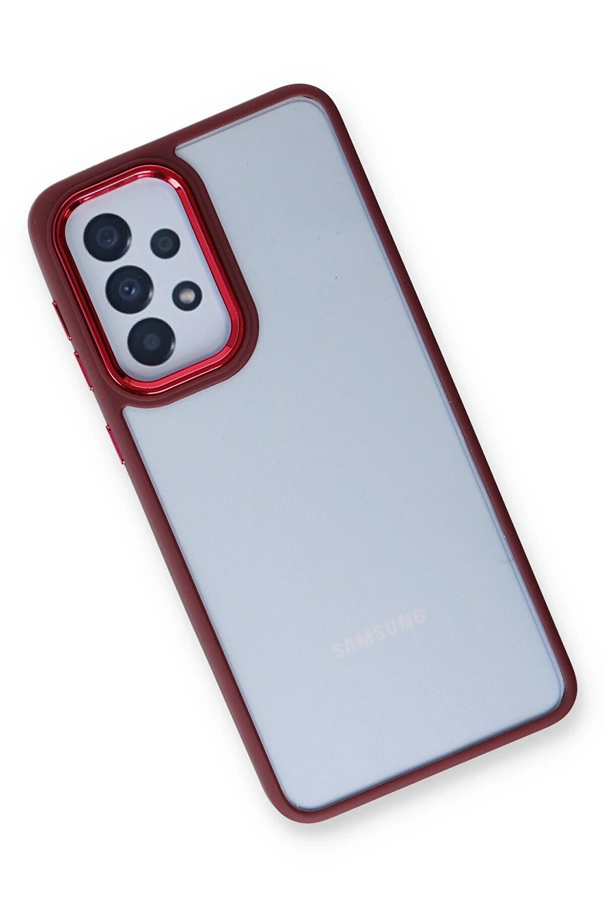 Samsung Galaxy A73 5G Kılıf Dora Kapak - Kırmızı - Dropx3222-3946