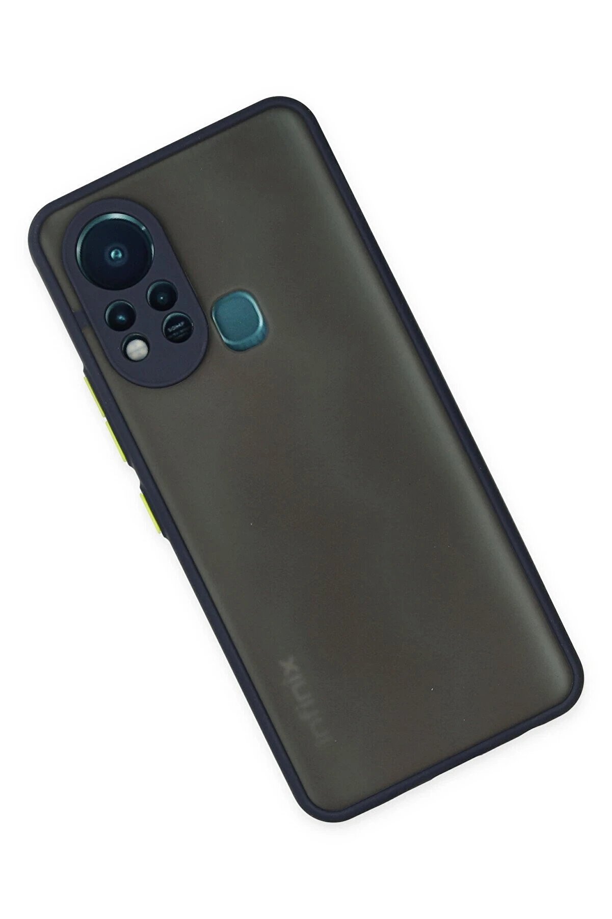 İnfi̇ni̇x Hot 11S Kılıf Montreal Si̇li̇kon Kapak - Laci̇vert - Dropx9200-4138