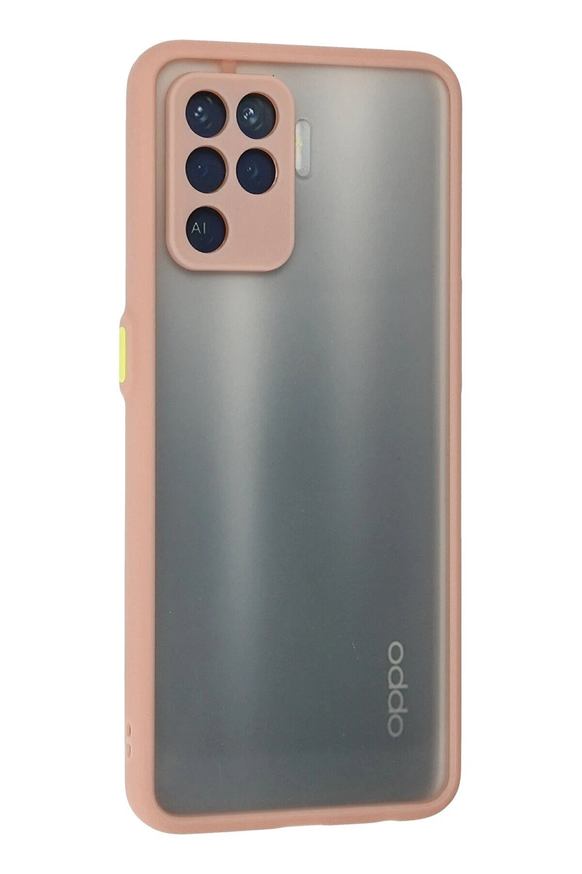 Oppo Reno 5 Li̇te Kılıf Montreal Si̇li̇kon Kapak - Pembe - Dropx7843-1905