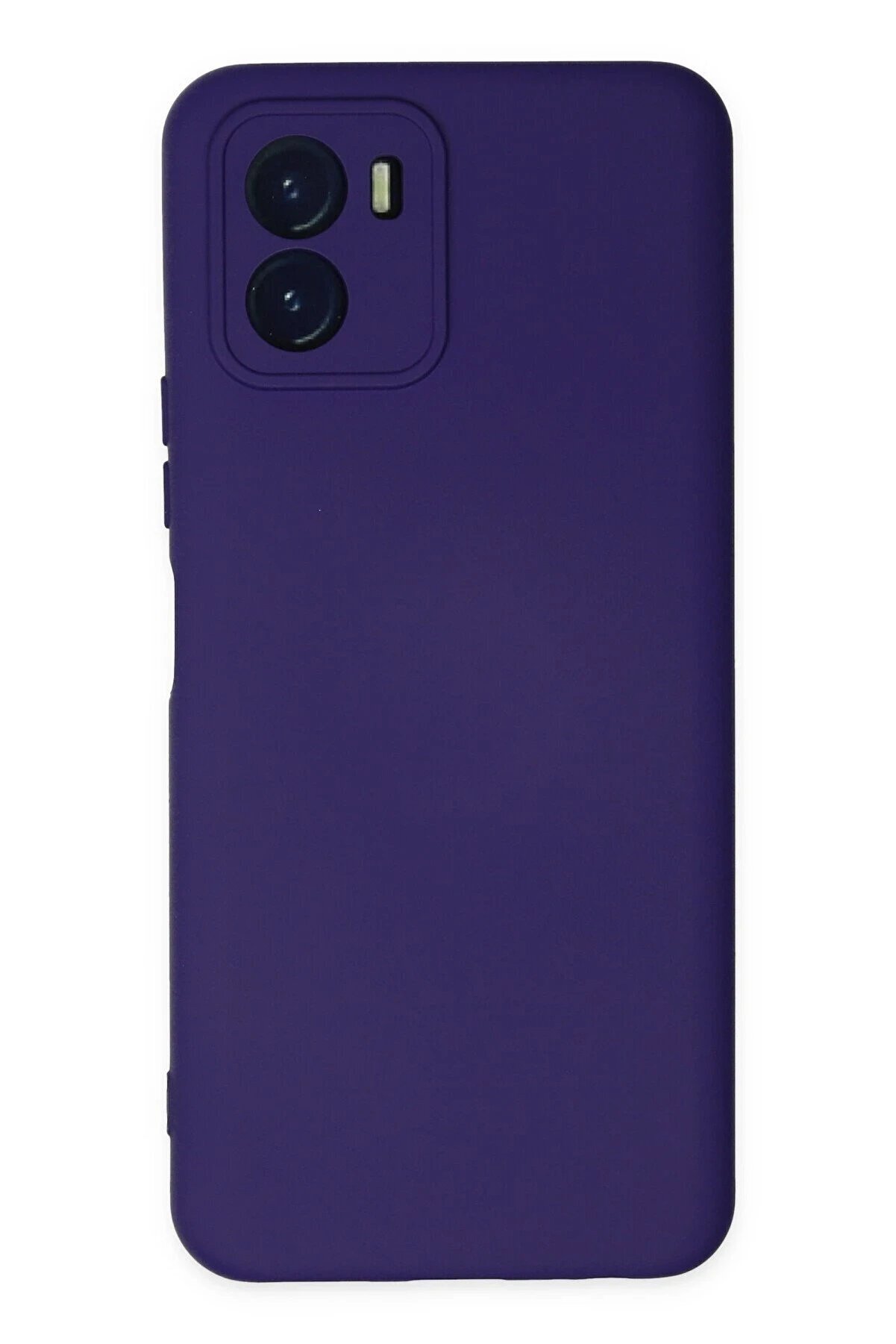 CepteToptan Vivo Y15S Kılıf Nano içi Kadife Silikon - Mor - DROPX3633-7451