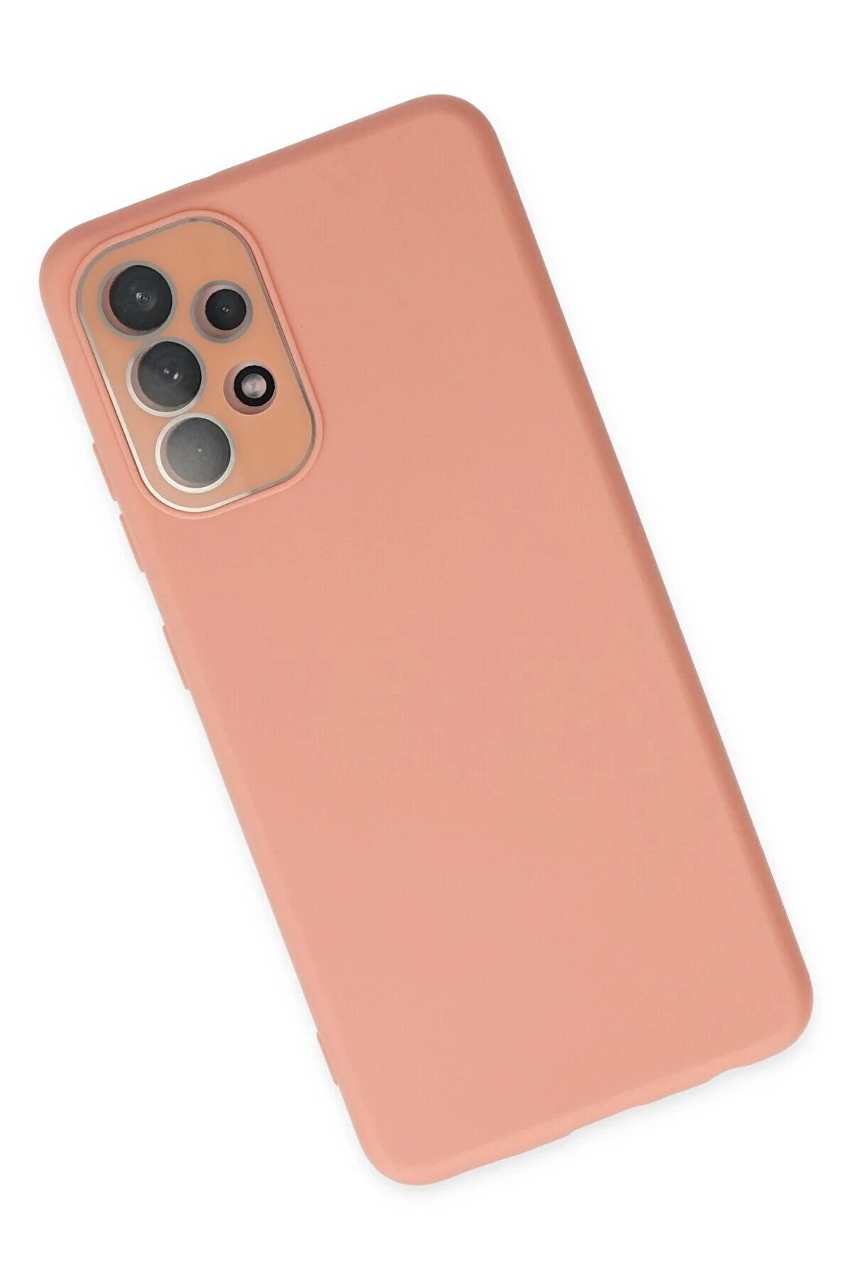 Samsung Galaxy A33 5G Kılıf Lansman Glass Kapak - Pembe - Dropx1746-5974