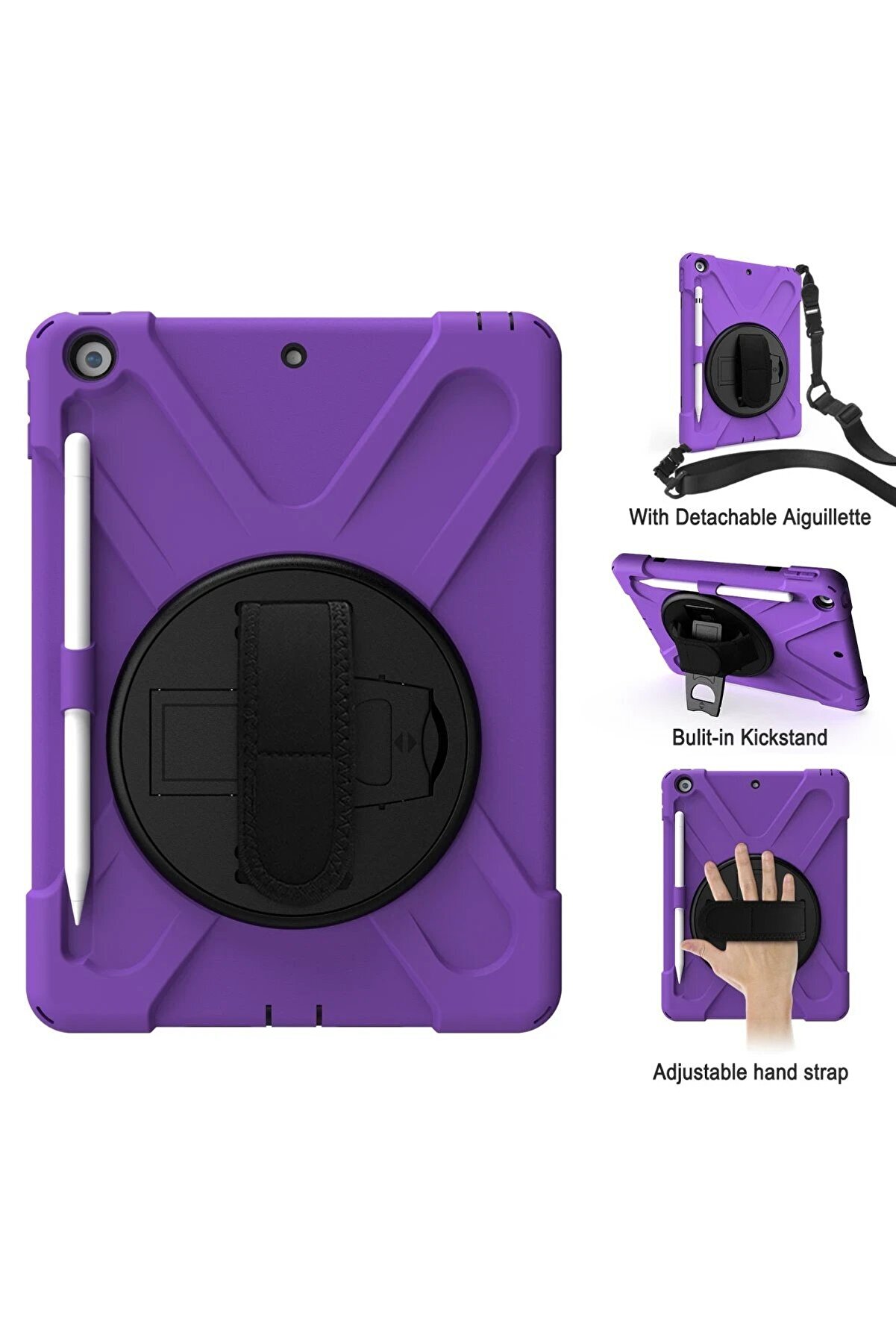İpad 5 Ai̇r 9.7 Kılıf Amazi̇ng Tablet Kapak - Mor - Dropx5145-5104