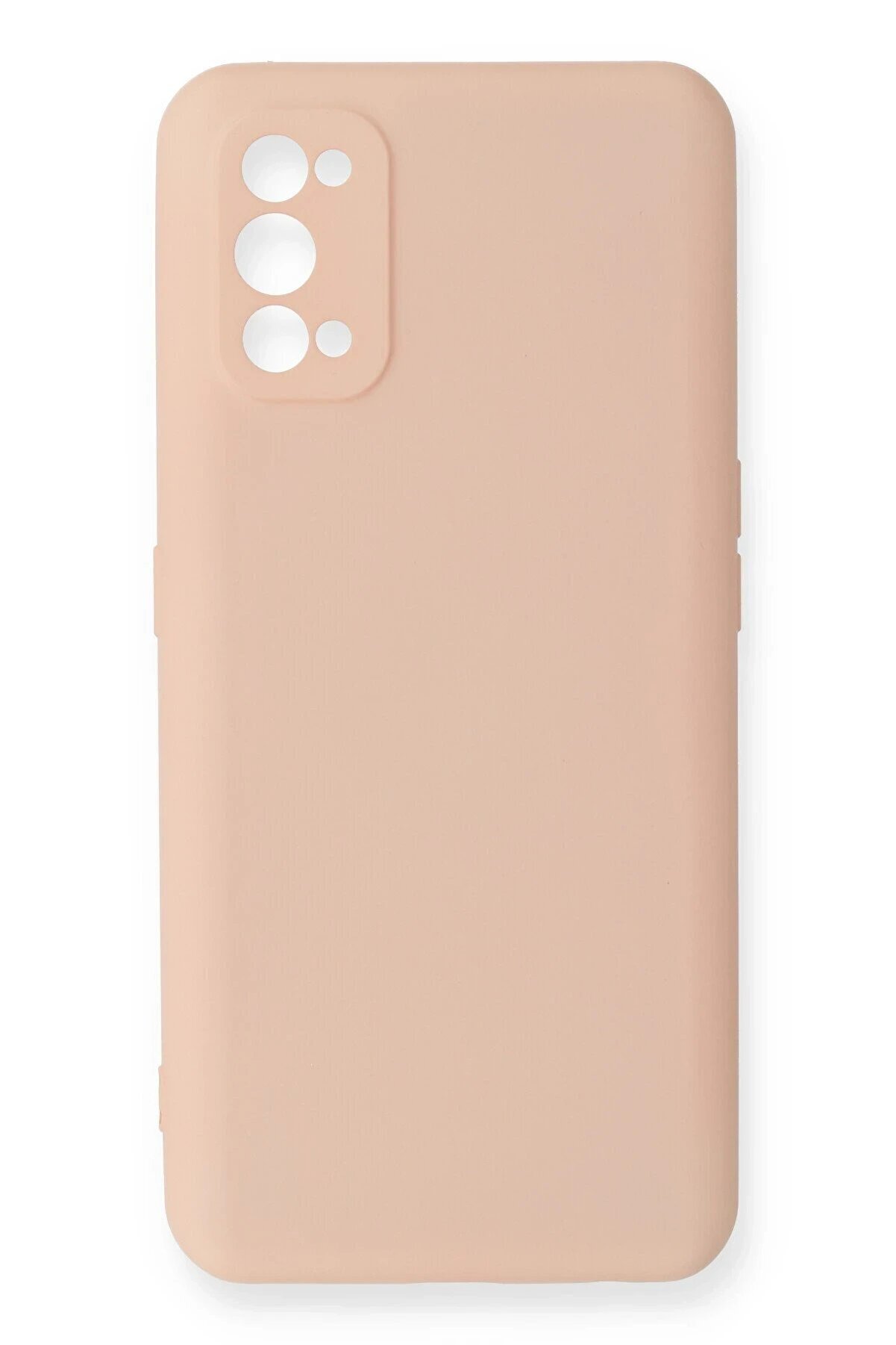 CepteToptan Realme 7 Pro Kılıf Nano içi Kadife Silikon - Pudra - DROPX4033-8854