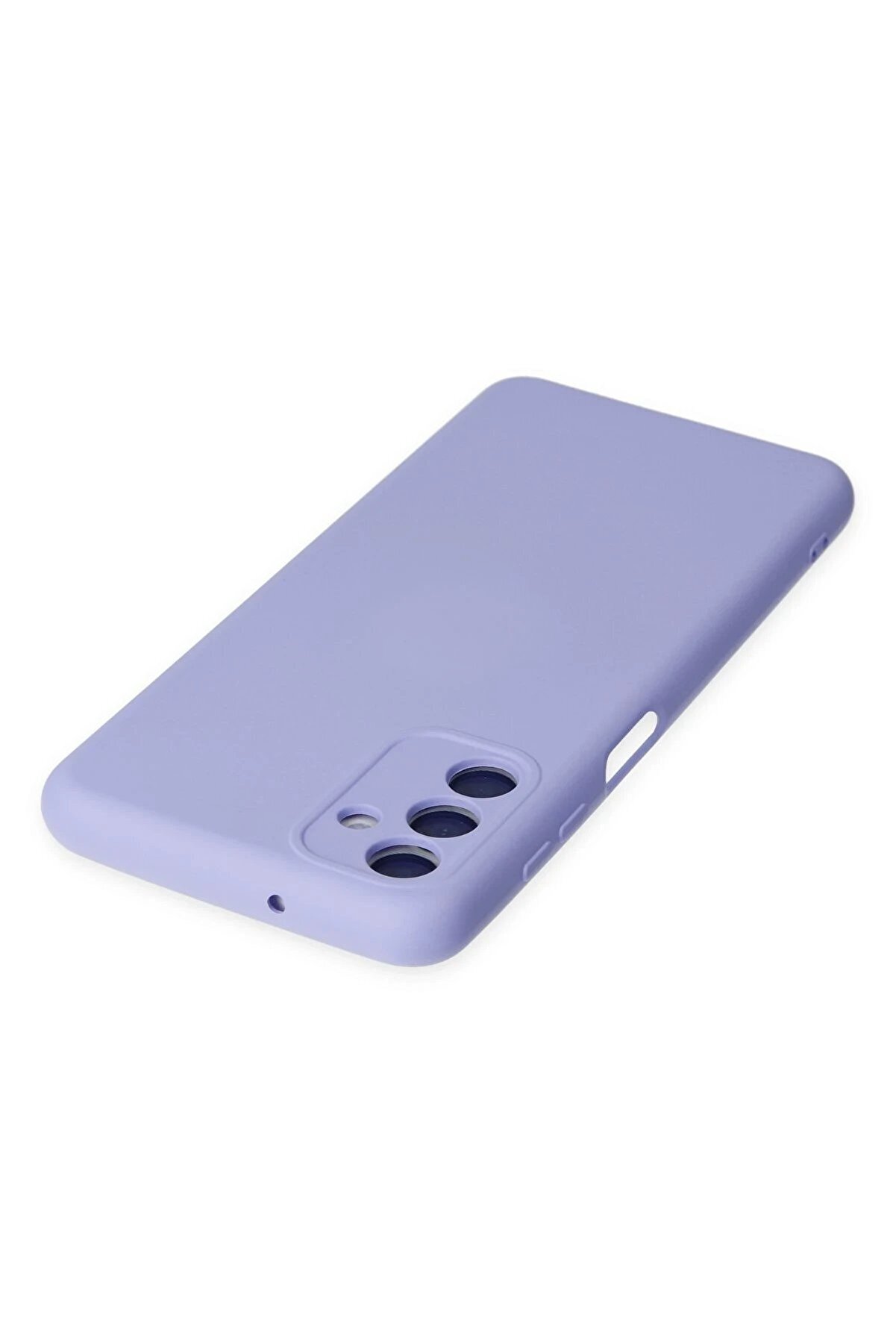 Samsung Galaxy A04S Kılıf Nano İçi̇ Kadi̇fe Si̇li̇kon - Li̇la - Dropx6901-3857
