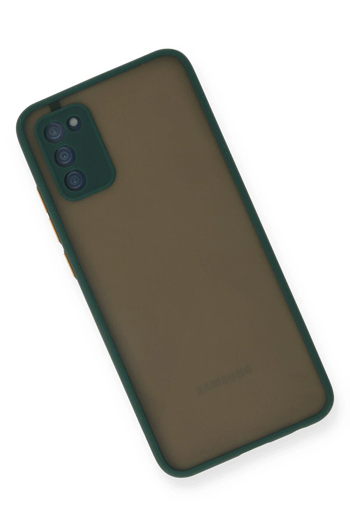 Samsung Galaxy A02S Kılıf Montreal Si̇li̇kon Kapak - Yeşi̇l - Dropx7844-8035