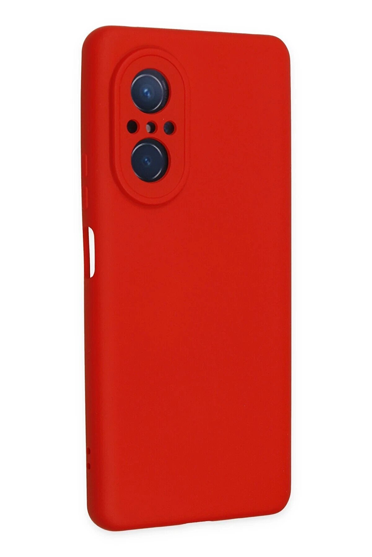 Huawei̇ Nova 9 Se Kılıf Nano İ&ccedil;i̇ Kadi̇fe Si̇li̇kon - Kırmızı - Dropx1318-8514