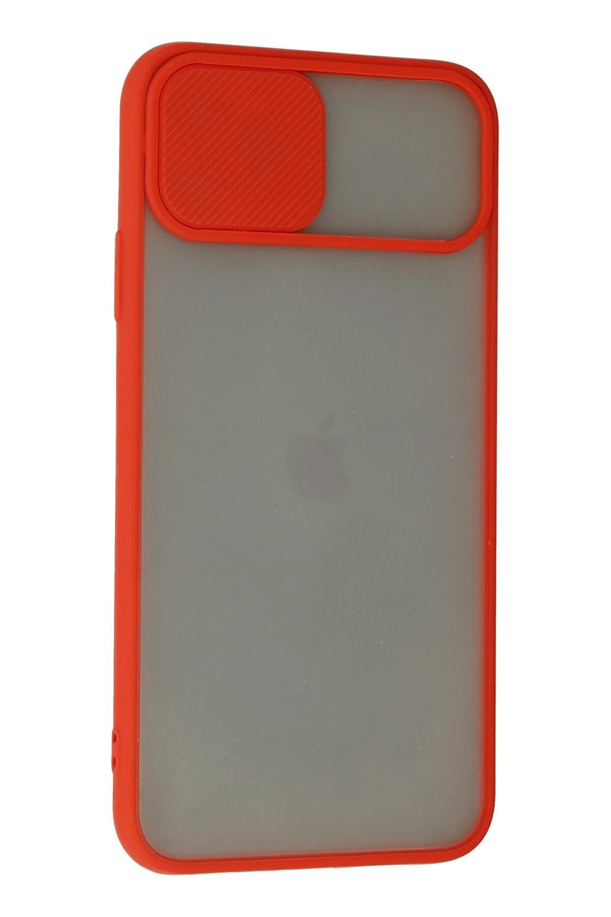 İphone 11 Pro Kılıf Palm Buzlu Kamera S&uuml;rg&uuml;l&uuml; Si̇li̇kon - Kırmızı - Dropx3184-8077