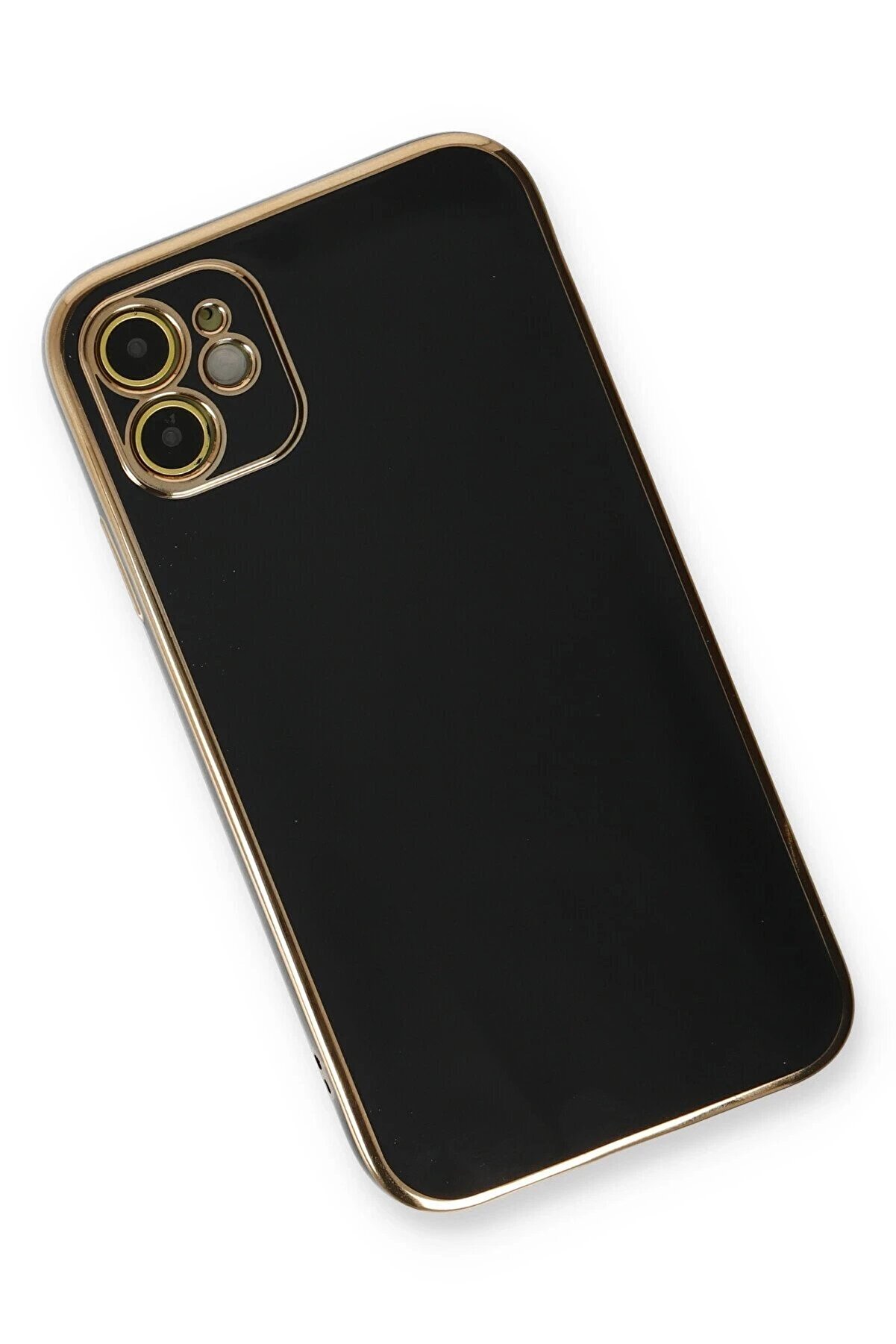 İphone 11 Kılıf Volet Si̇li̇kon - Si̇yah - Dropx9247-6785