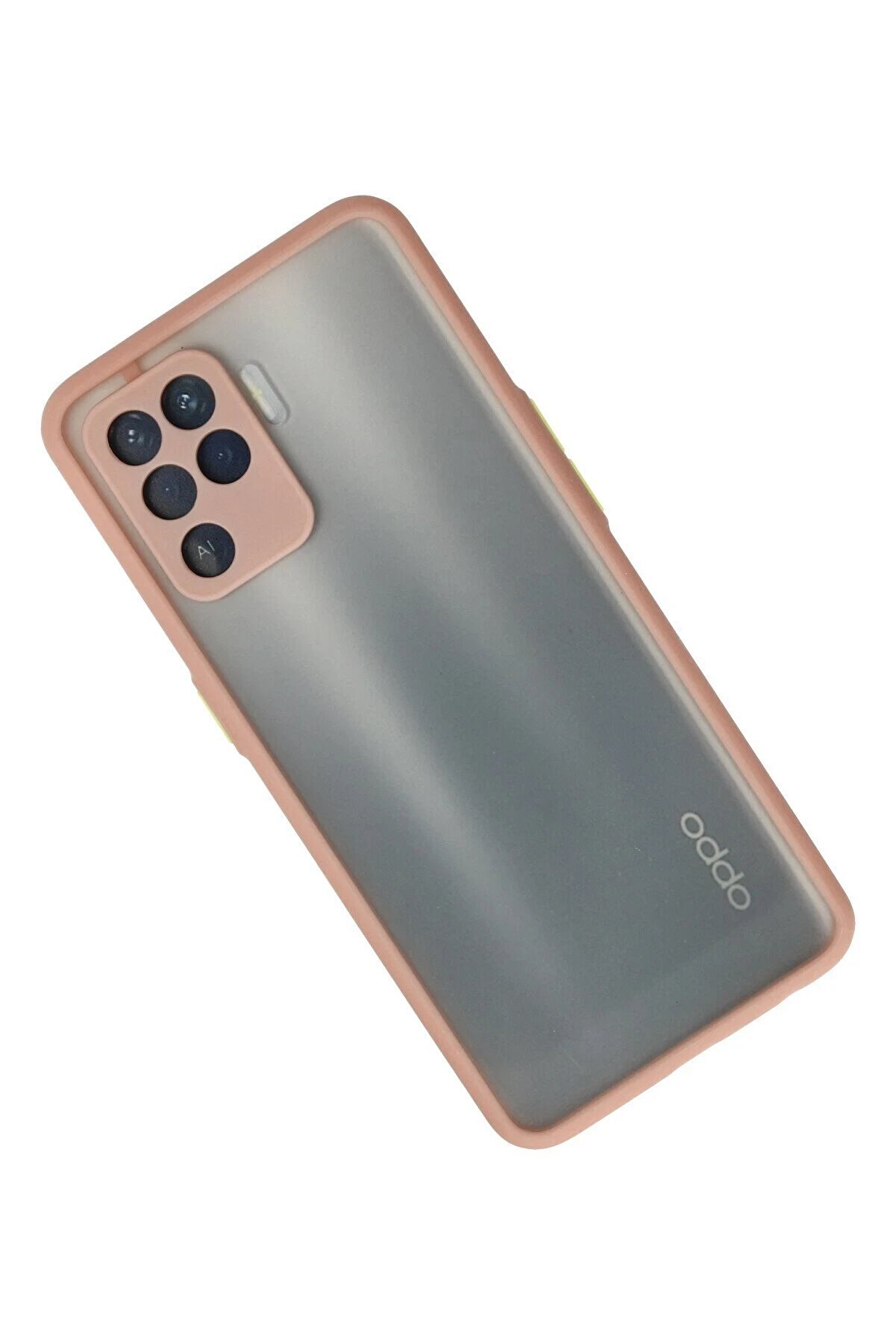 Oppo Reno 5 Li̇te Kılıf Montreal Si̇li̇kon Kapak - Pembe - Dropx7843-1905
