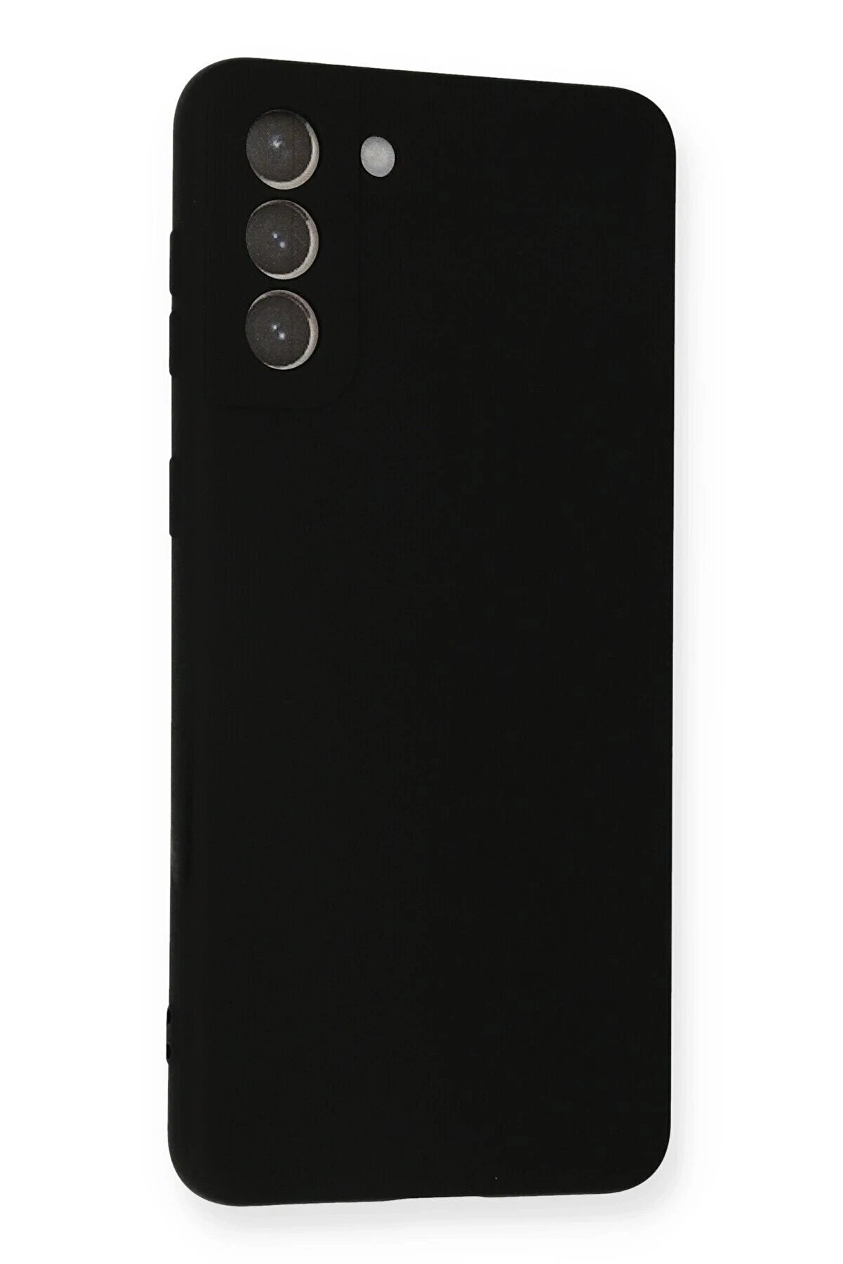 Samsung Galaxy S21 Plus Kılıf Nano İçi̇ Kadi̇fe Si̇li̇kon - Si̇yah - Dropx2138-7957