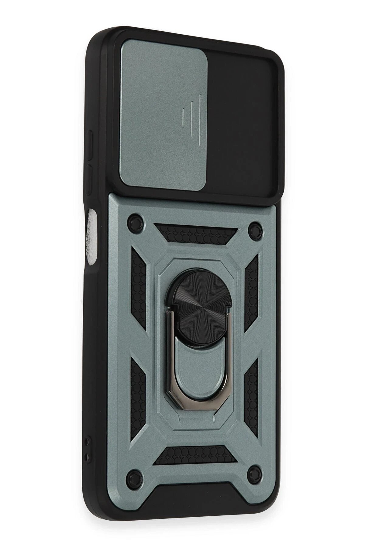 Xi̇aomi̇ Redmi̇ Note 12S Kılıf Pars Lens Yüzüklü Si̇li̇kon - Yeşi̇l - Dropx8433-8059