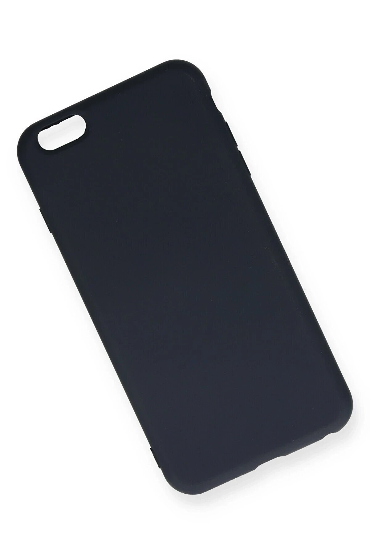 İphone 6 Plus Kılıf Nano İçi̇ Kadi̇fe Si̇li̇kon - Laci̇vert - Dropx8911-1032