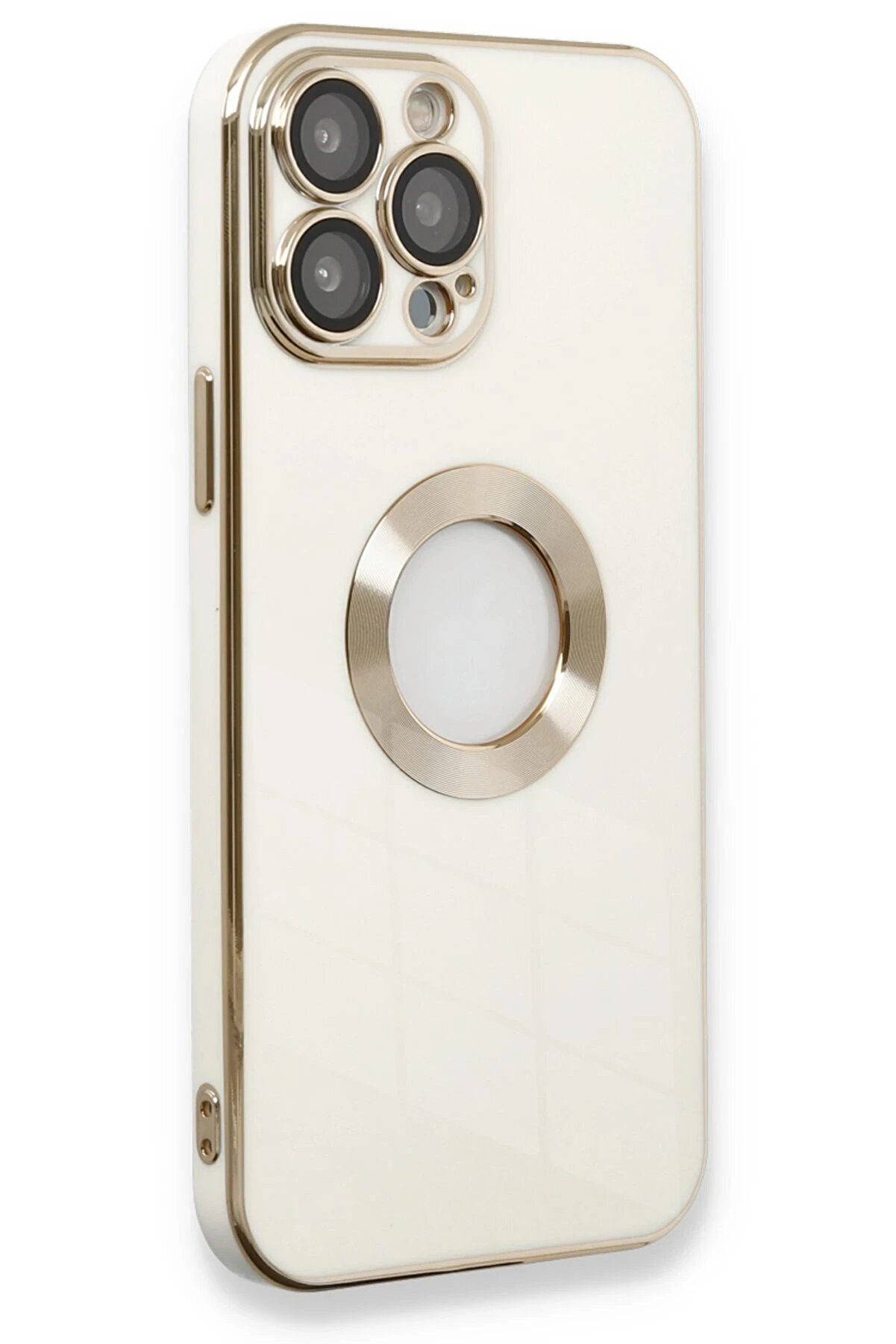 CepteToptan iPhone 13 Pro Max Kılıf Store Silikon - Beyaz - DROPX4958-8715
