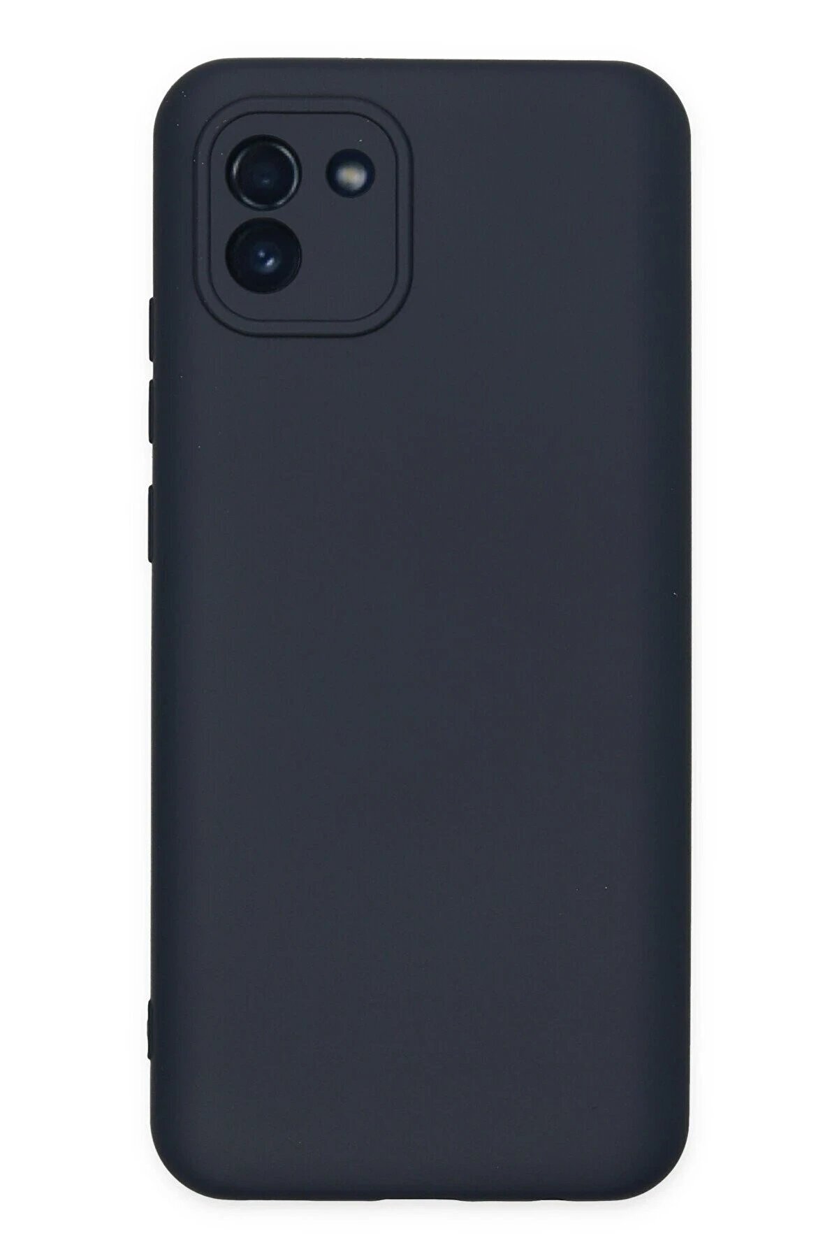 CepteToptan Samsung Galaxy A03 Kılıf Nano içi Kadife Silikon - Lacivert - DROPX1261-2760