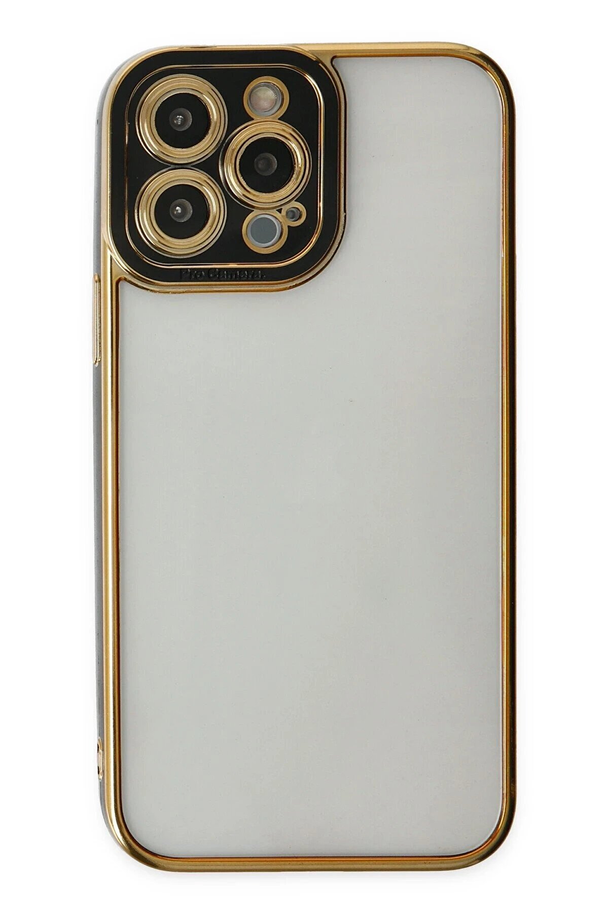 İphone 14 Pro Max Kılıf Li̇va Lens Si̇li̇kon - Si̇yah - Dropx4435-8279