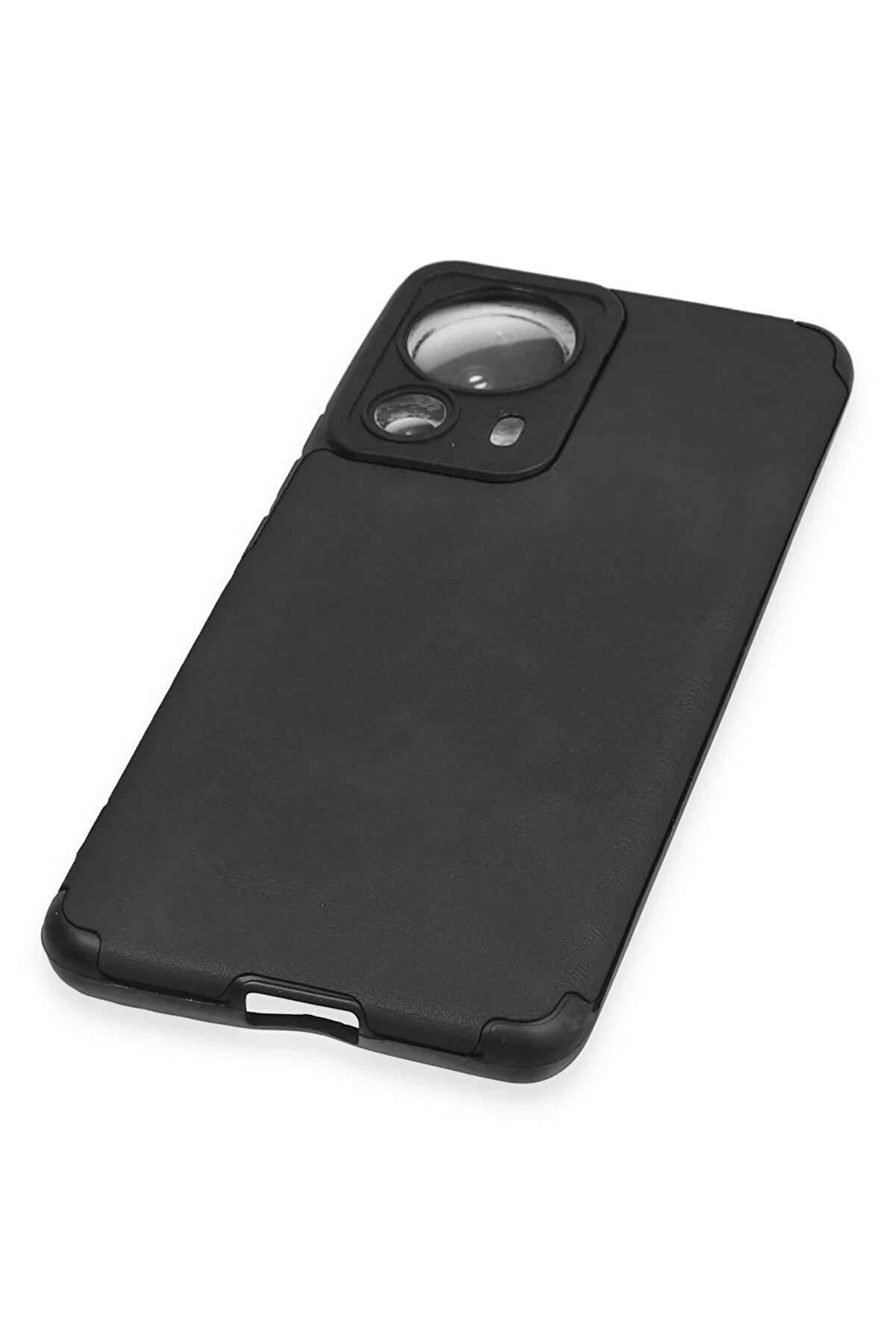 Xi̇aomi̇ Mi̇ 13 Li̇te Kılıf Loop Deri̇ Si̇li̇kon - Si̇yah - Dropx4899-9324