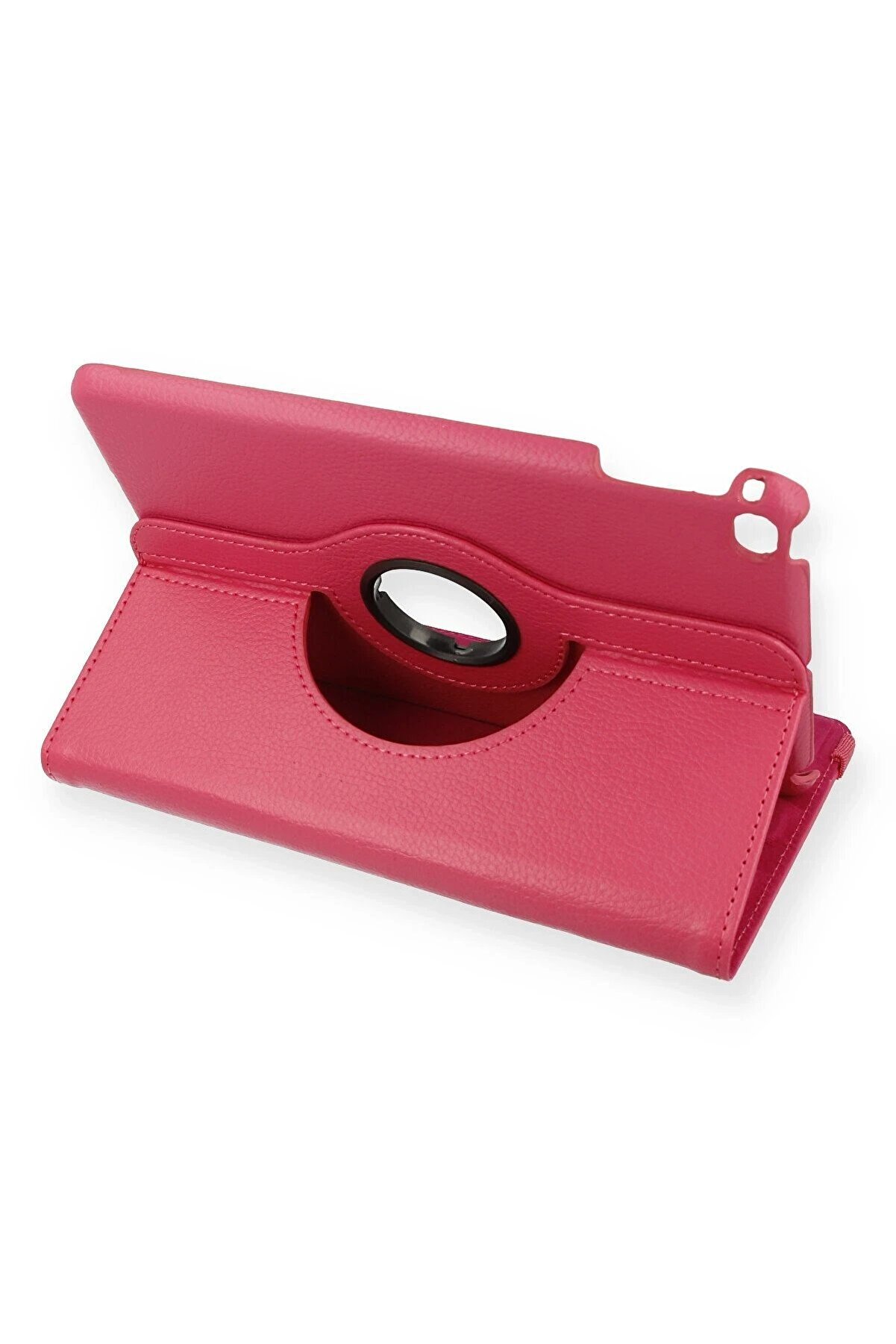 CepteToptan iPad Mini 4 Kılıf 360 Tablet Deri Kılıf - Pembe - DROPX2863-8457