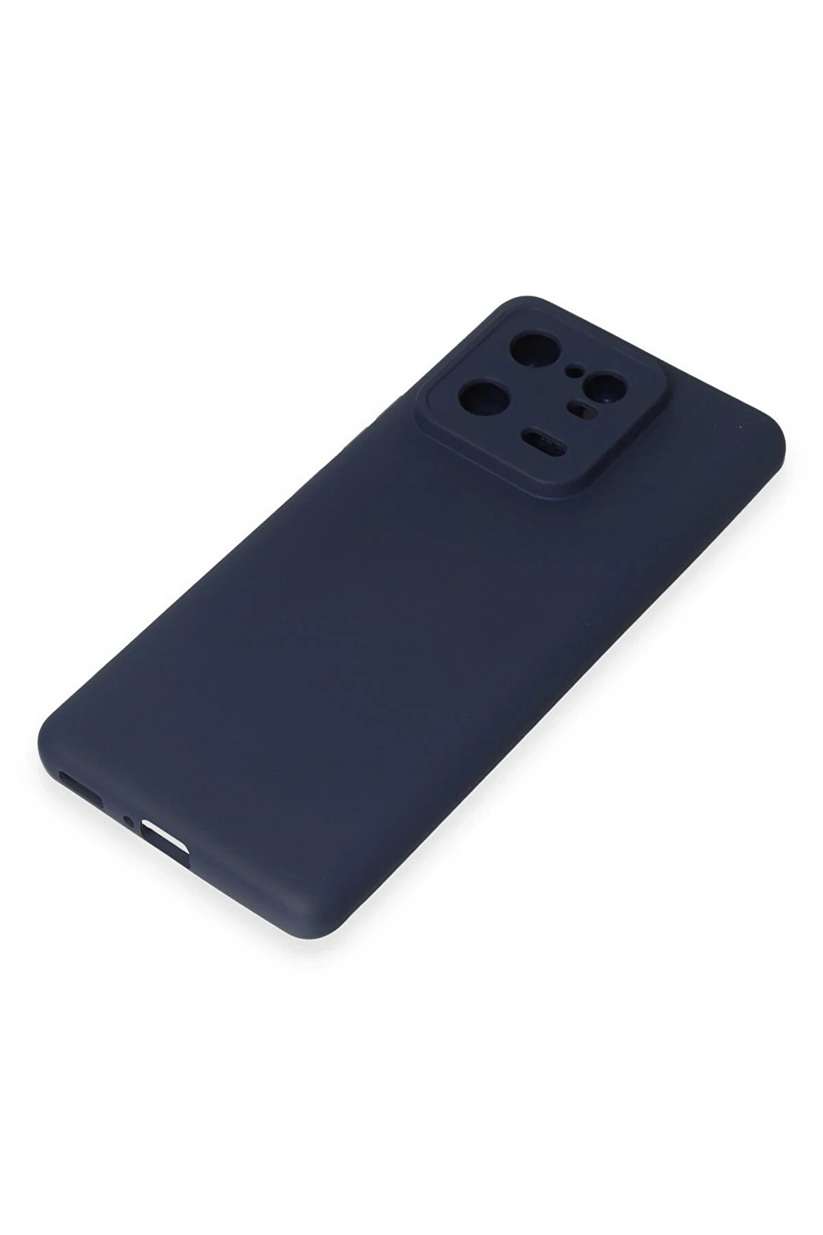 Xi̇aomi̇ Mi̇ 13 Pro Kılıf Nano İ&ccedil;i̇ Kadi̇fe Si̇li̇kon - Laci̇vert - Dropx7420-7203