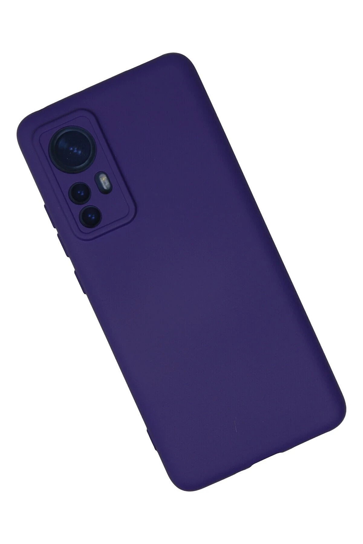 Xi̇aomi̇ Mi̇ 12 Kılıf Nano İçi̇ Kadi̇fe Si̇li̇kon - Mor - Dropx8386-6238
