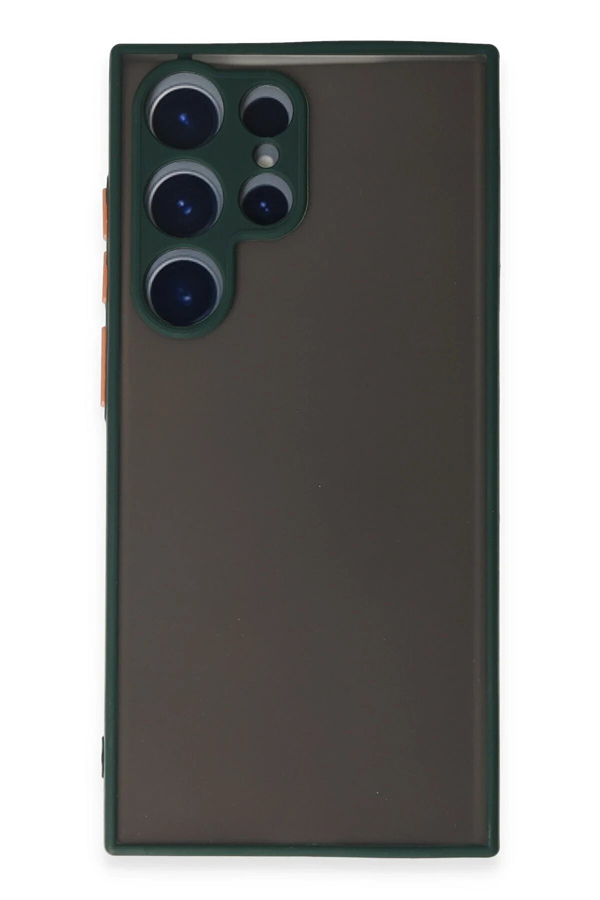 CepteToptan Samsung Galaxy S22 Ultra Kılıf Montreal Silikon Kapak - Yeşil - DROPX5661-1084