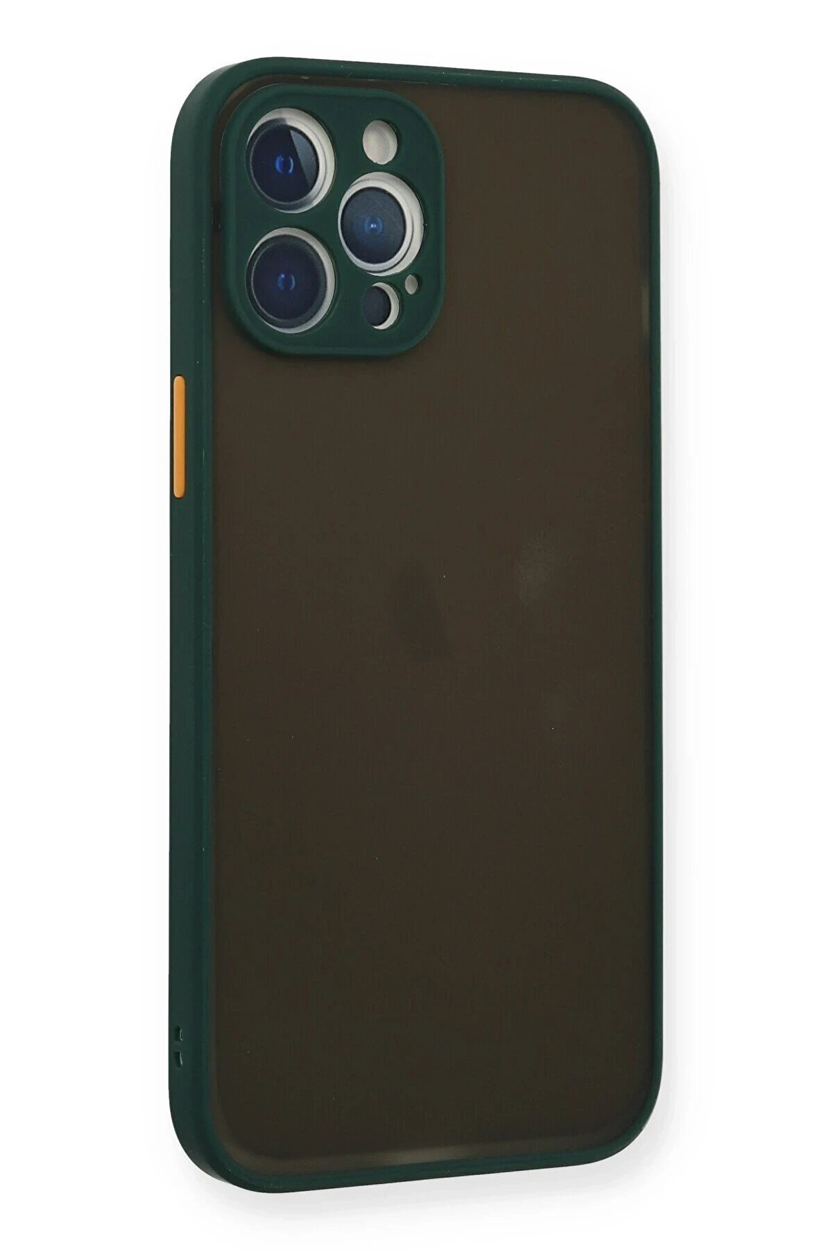 İphone 12 Pro Kılıf Montreal Si̇li̇kon Kapak - Yeşi̇l - Dropx3877-2914