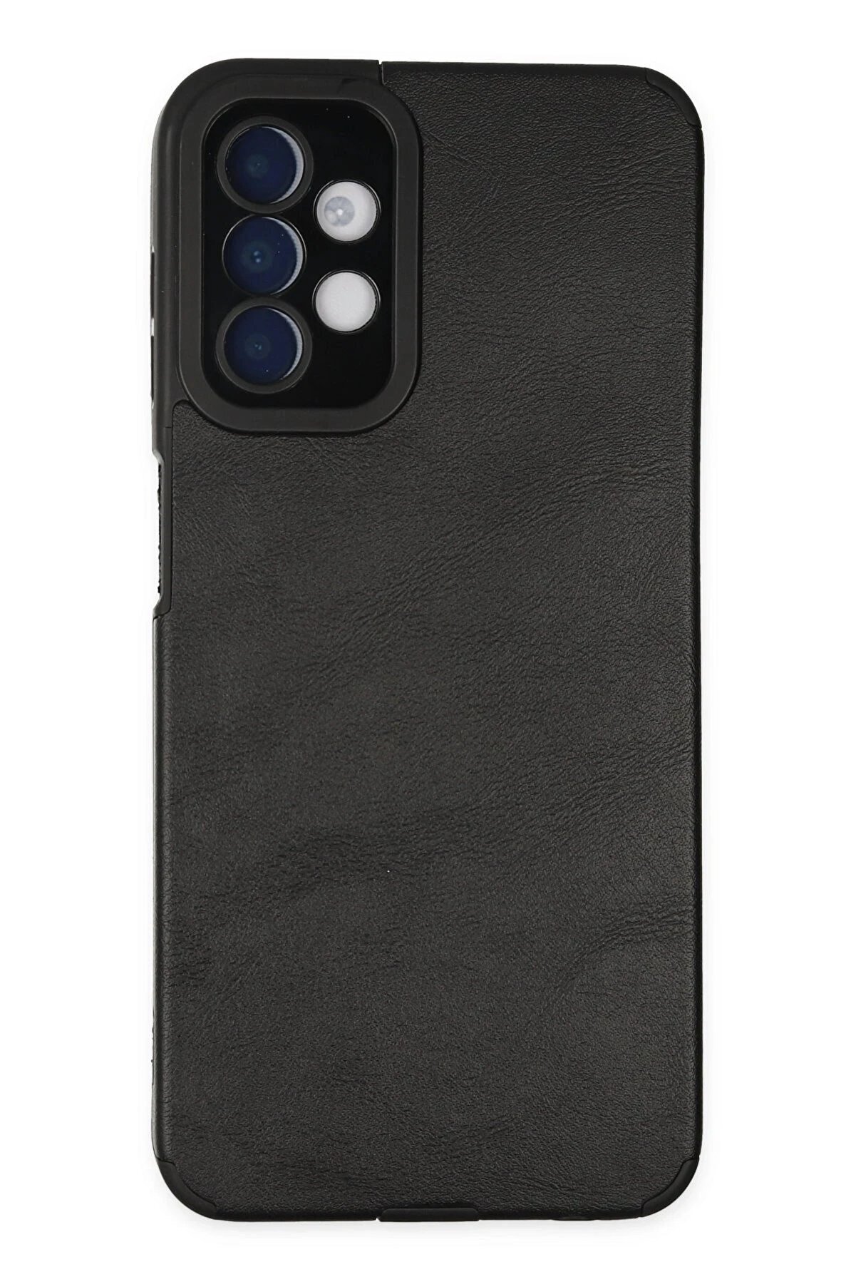 CepteToptan Samsung Galaxy A04S Kılıf Loop Deri Silikon - Siyah - DROPX4373-2676