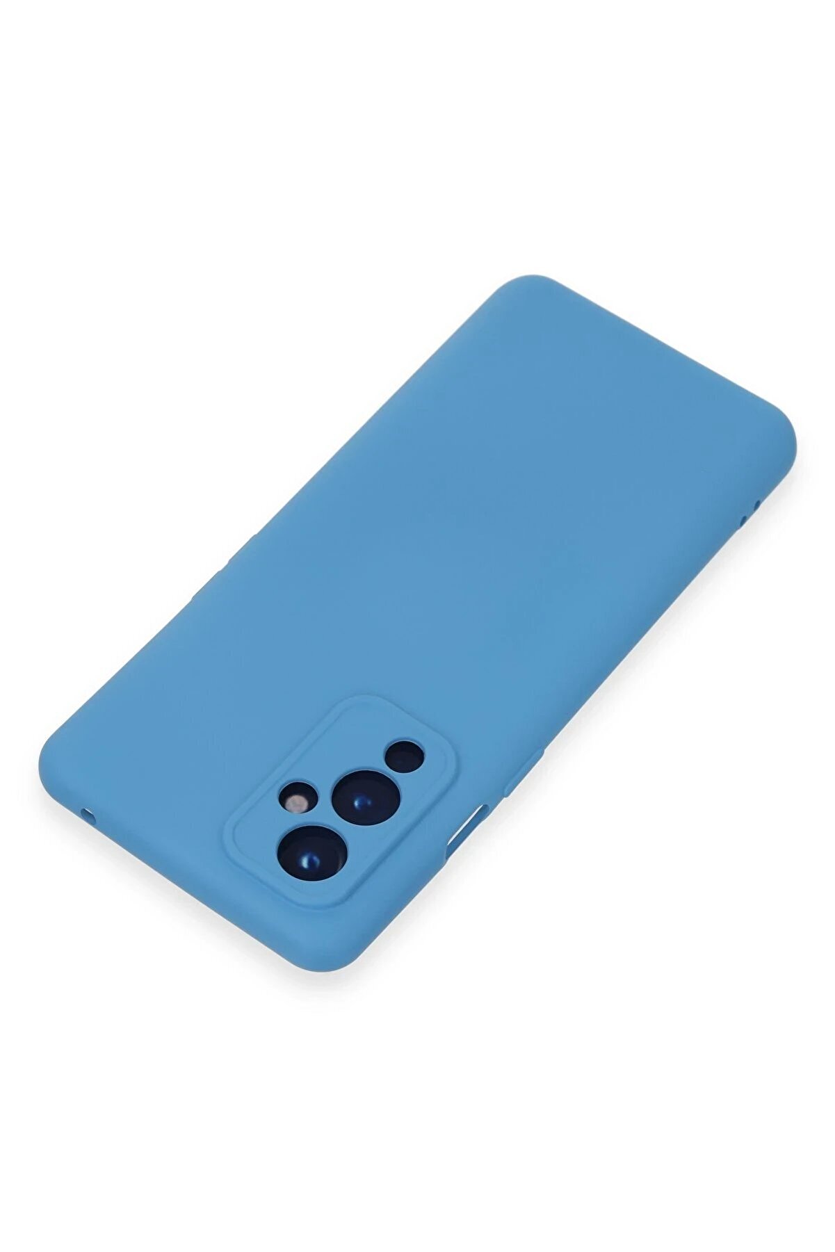 One Plus 9 Kılıf Nano İçi̇ Kadi̇fe Si̇li̇kon - Mavi̇ - Dropx3870-3407