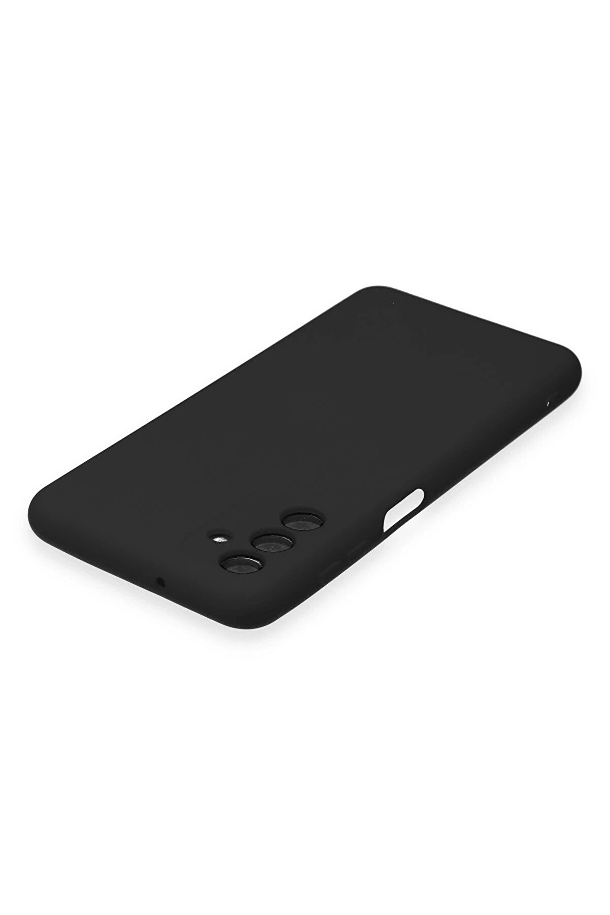 Samsung Galaxy A24 4G Kılıf Nano İçi̇ Kadi̇fe Si̇li̇kon - Si̇yah - Dropx1521-7039