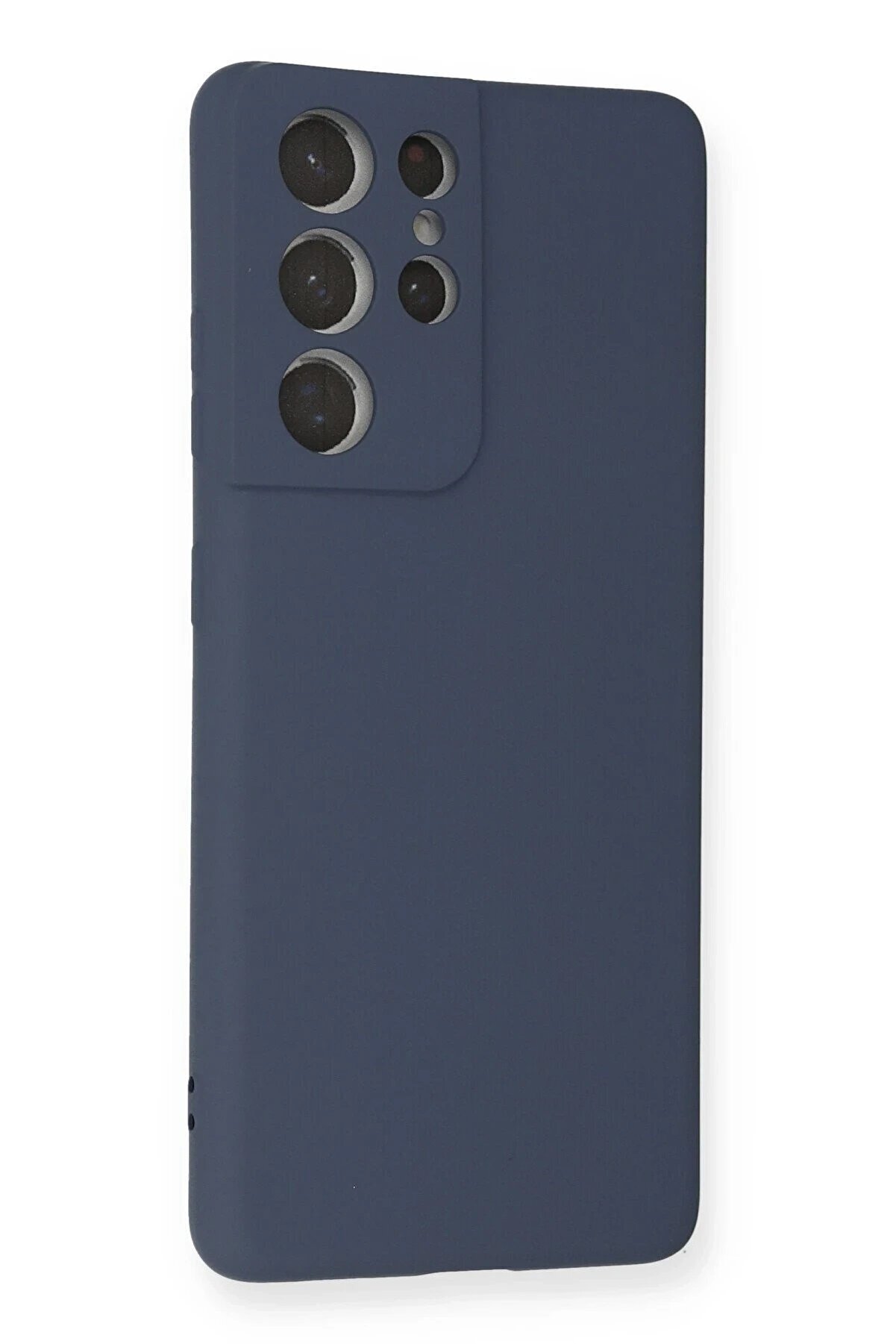 Samsung Galaxy S21 Ultra Kılıf Nano İçi̇ Kadi̇fe Si̇li̇kon - Gri̇ - Dropx4664-8571