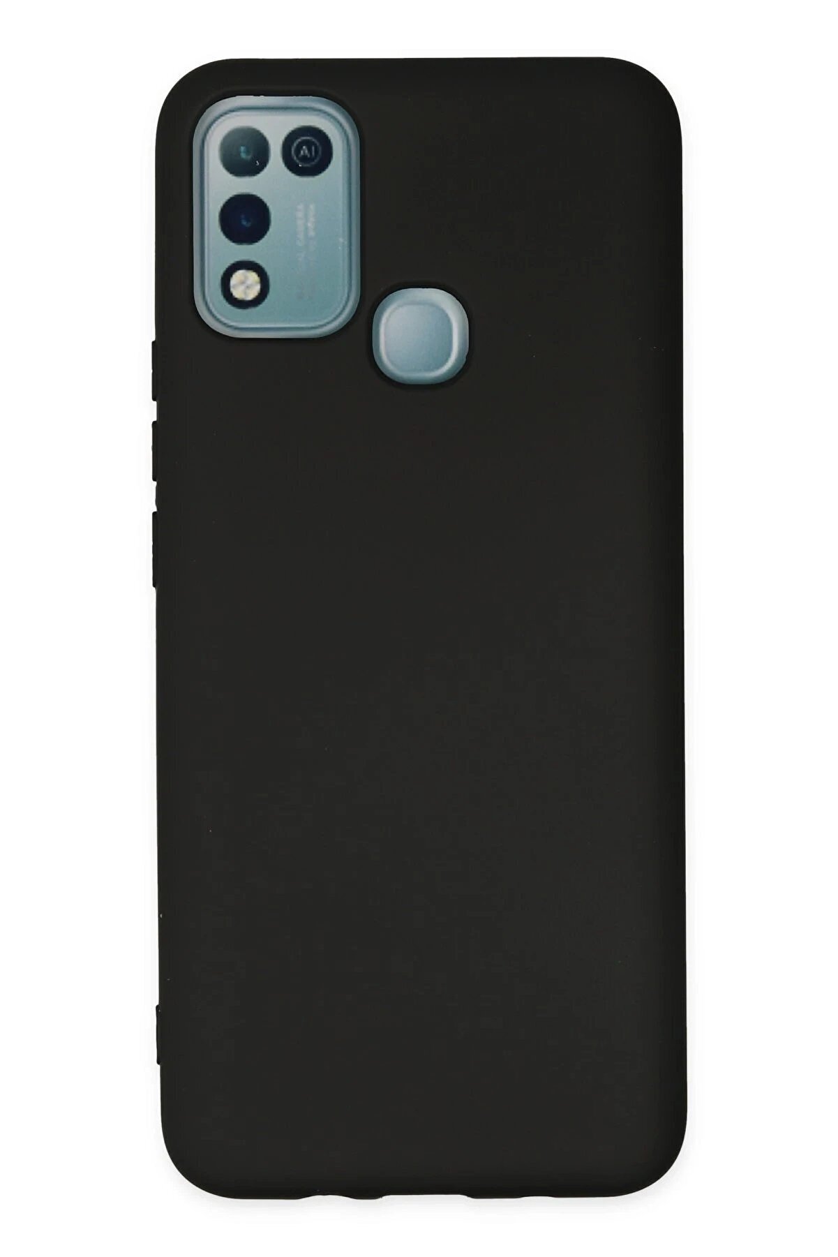 CepteToptan İnfinix Hot 10 Play Kılıf Nano i&ccedil;i Kadife Silikon - Siyah - DROPX4148-6910