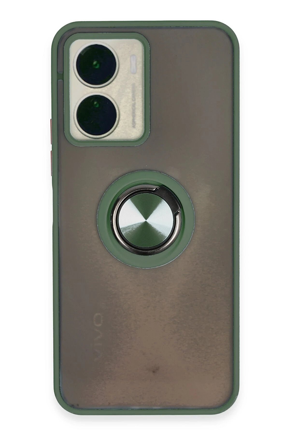 CepteToptan Vivo Y16 Kılıf Montreal Y&uuml;z&uuml;kl&uuml; Silikon Kapak - Yeşil - DROPX3413-3293