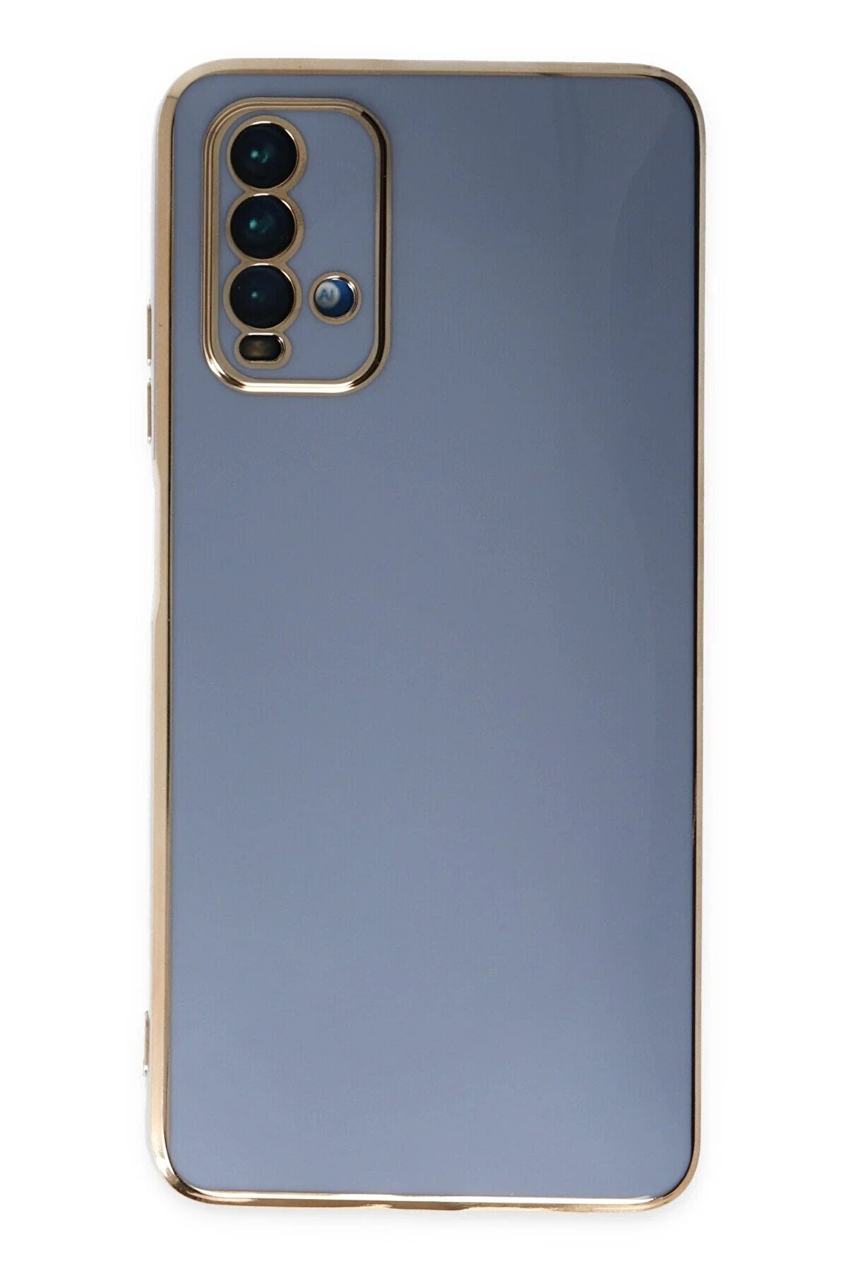 Xi̇aomi̇ Redmi̇ 9T Kılıf Volet Si̇li̇kon - Mavi̇ - Dropx7464-4561