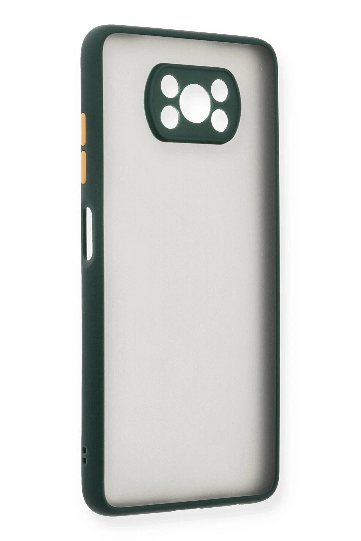 CepteToptan Xiaomi Pocophone X3 Kılıf Montreal Silikon Kapak - Yeşil - DROPX4248-2631