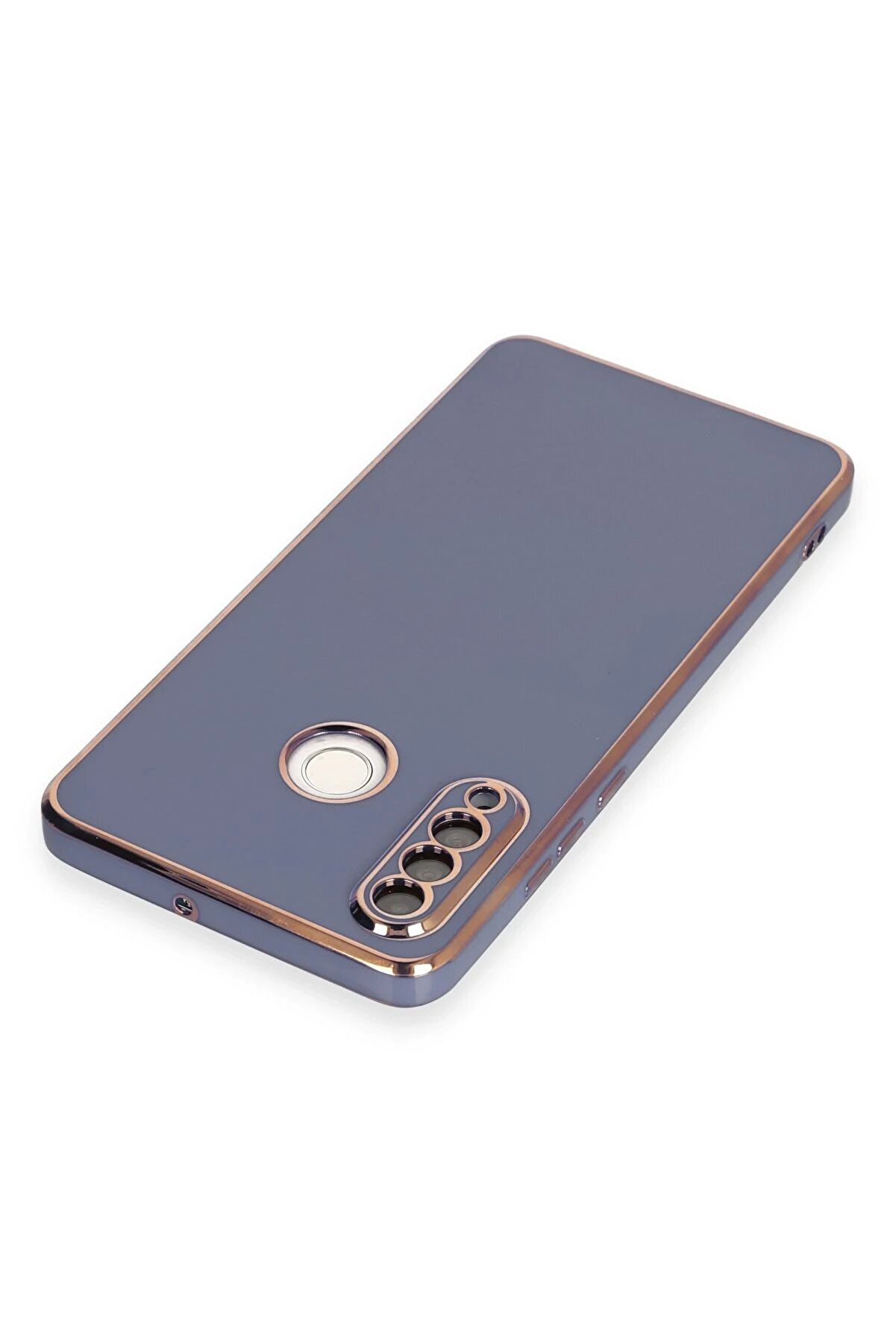 Huawei̇ P30 Li̇te Kılıf Volet Si̇li̇kon - Mavi̇ - Dropx5369-1785