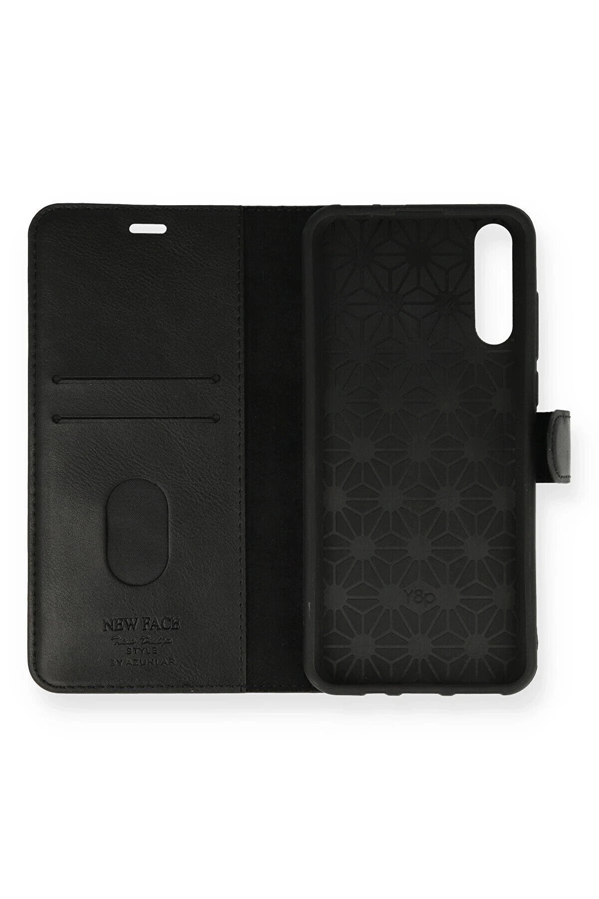 Huawei̇ P Smart S Kılıf Trend S Plus Kapaklı Kılıf - Si̇yah - Dropx5000-1932