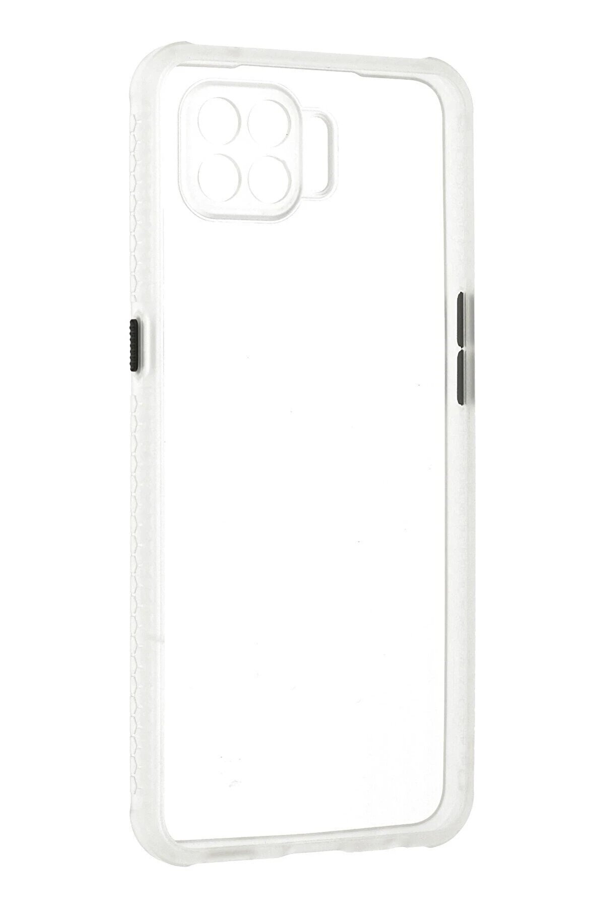 Oppo Reno 4 Li̇te Kılıf Mi̇ami̇ Şeffaf Si̇li̇kon - Şeffaf - Dropx5422-9698